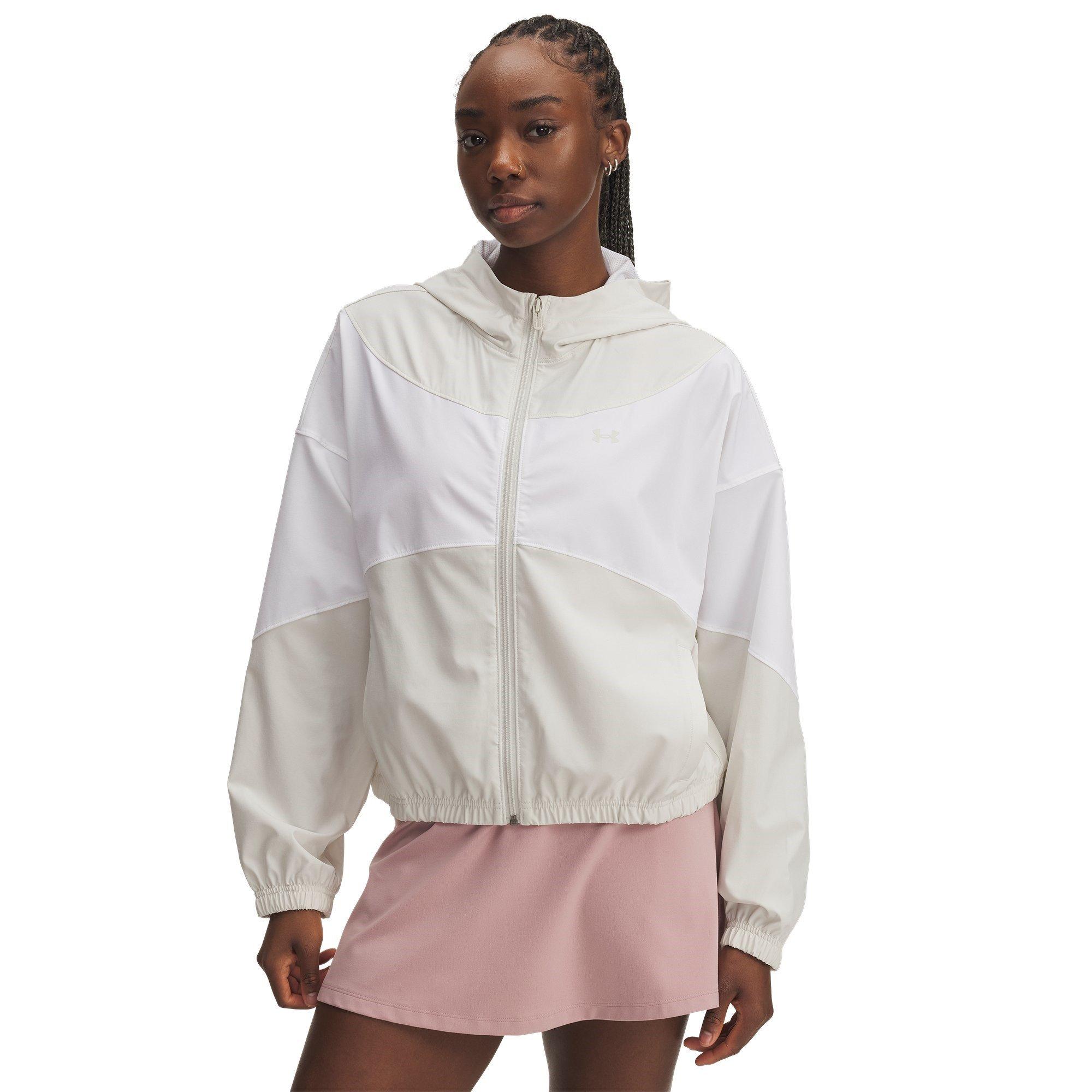 Under Armour Women's Rival Woven Tracksuit Top - White - 12 (M)