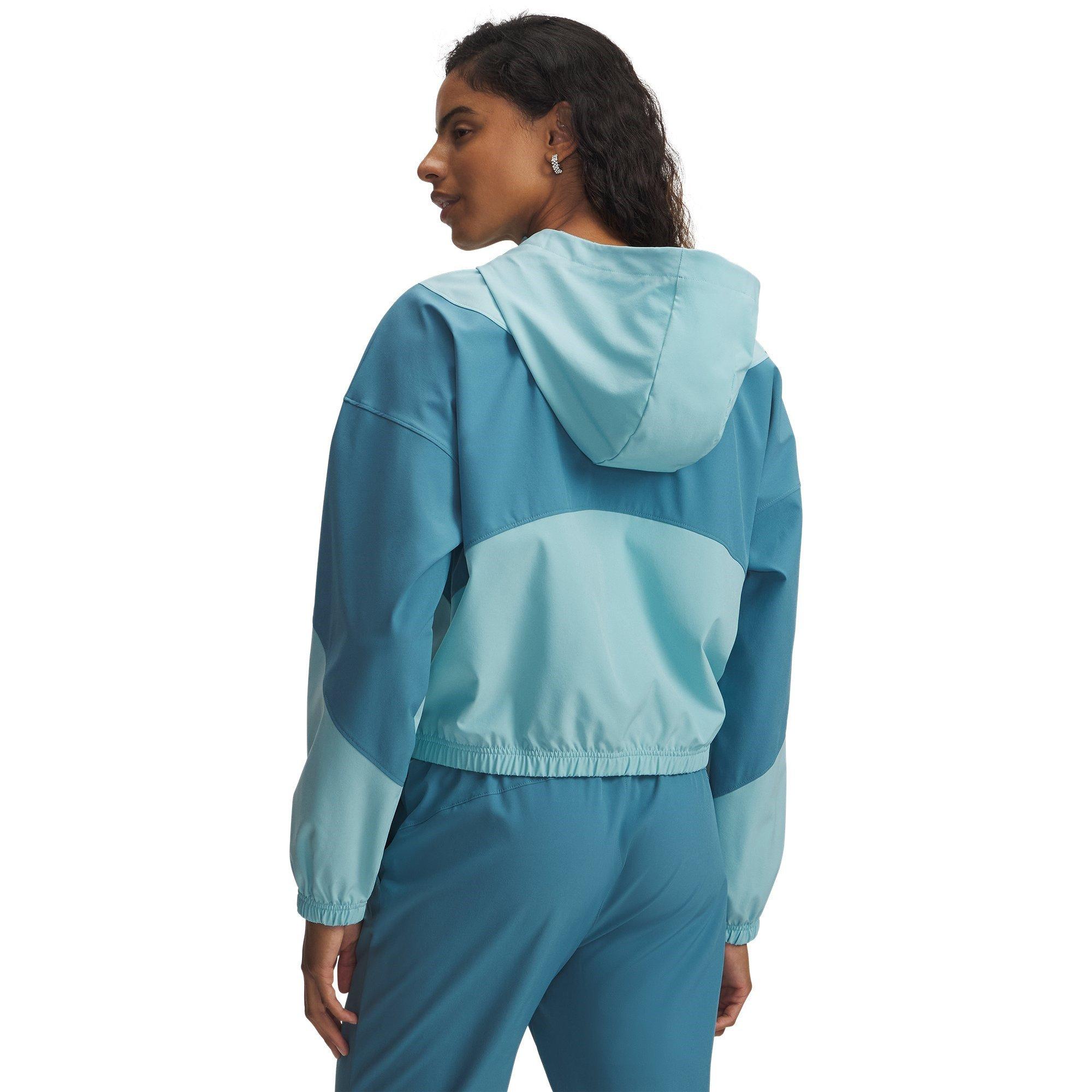 Blauw/Wit - Under Armour - Women's Rival Woven Tracksuit Top - 2