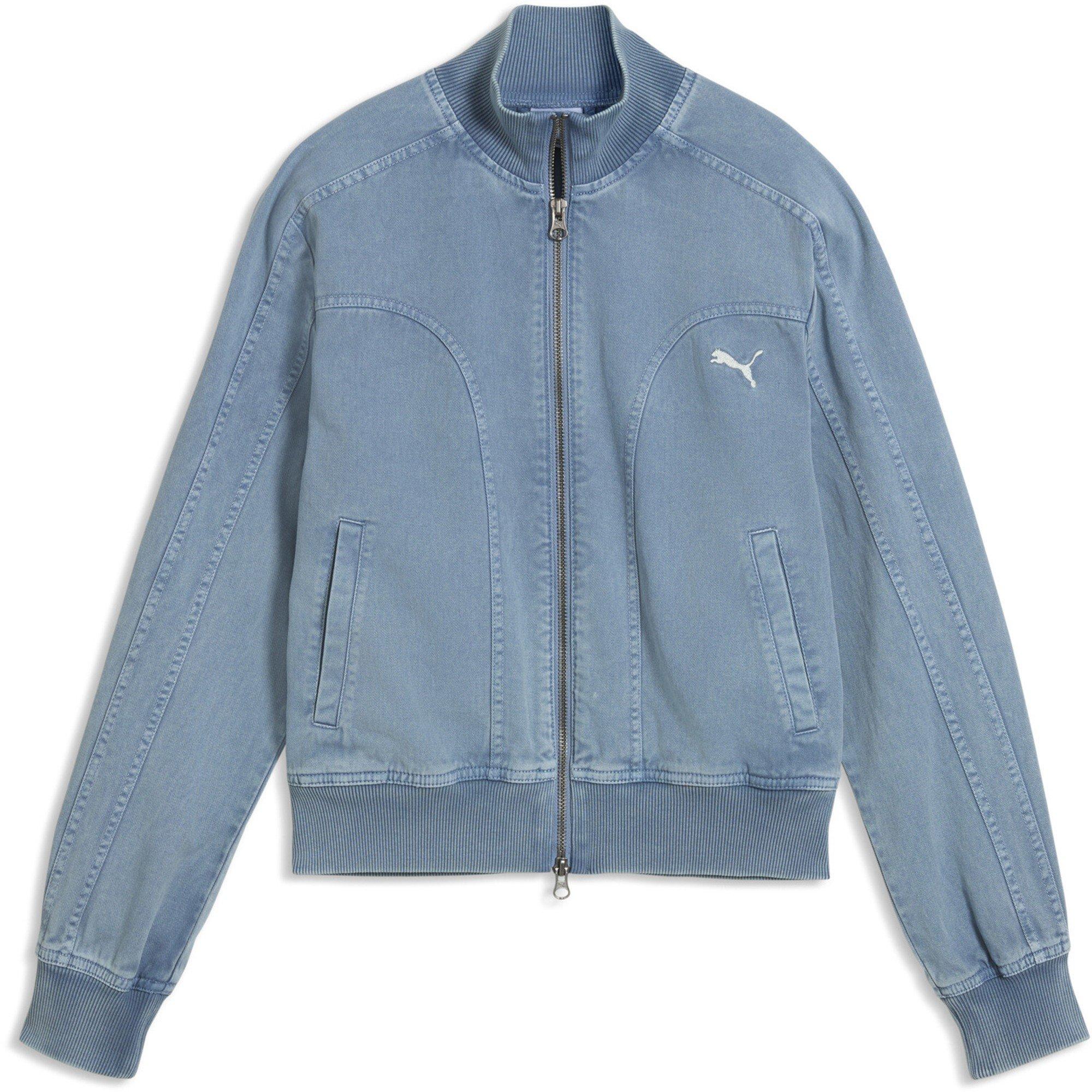 Cool Blue - Puma - Women's Arch Wash Tracksuit Top - 1