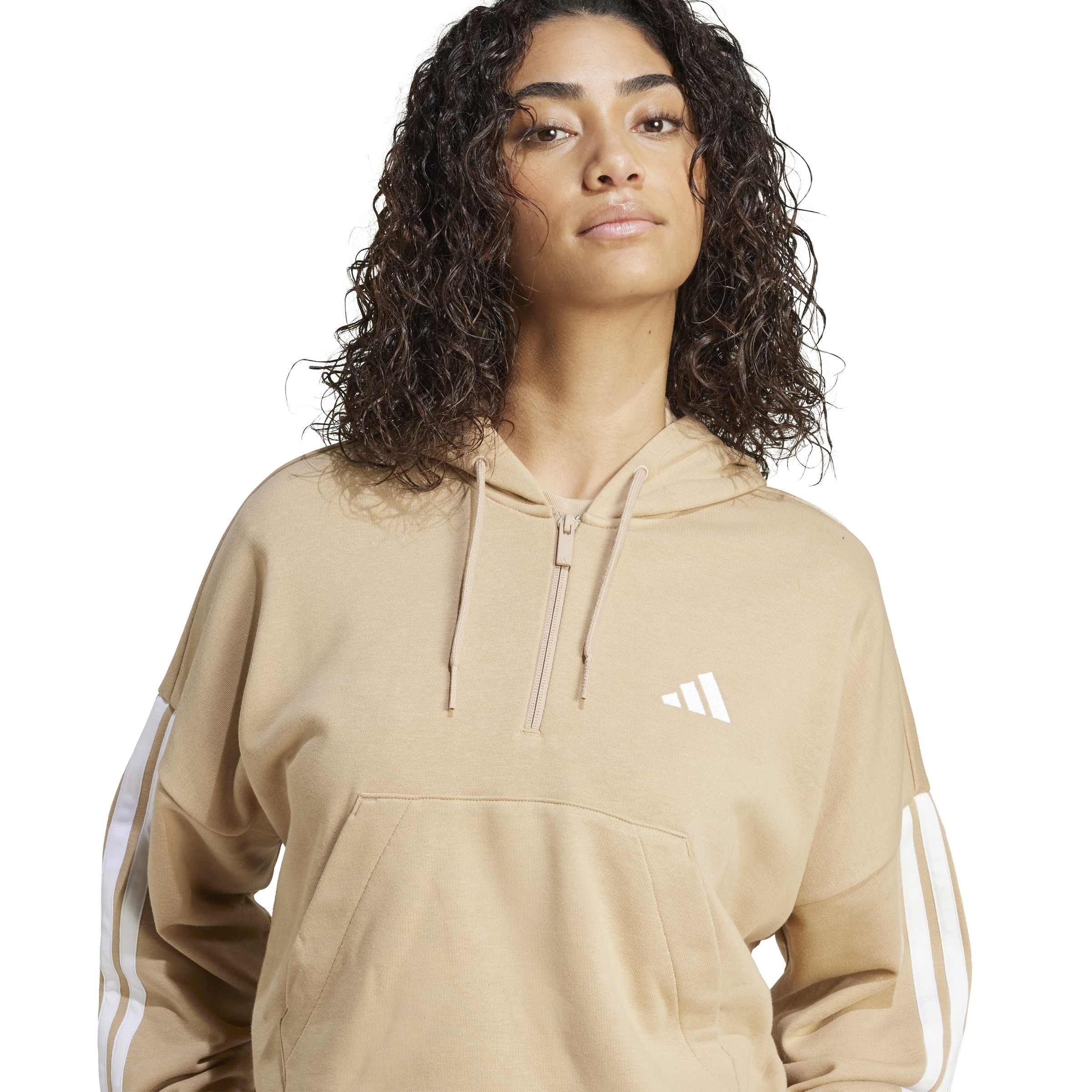 Warm Sandston - adidas - Adidas W 3S Ft Qz Hd Ld99 - 4