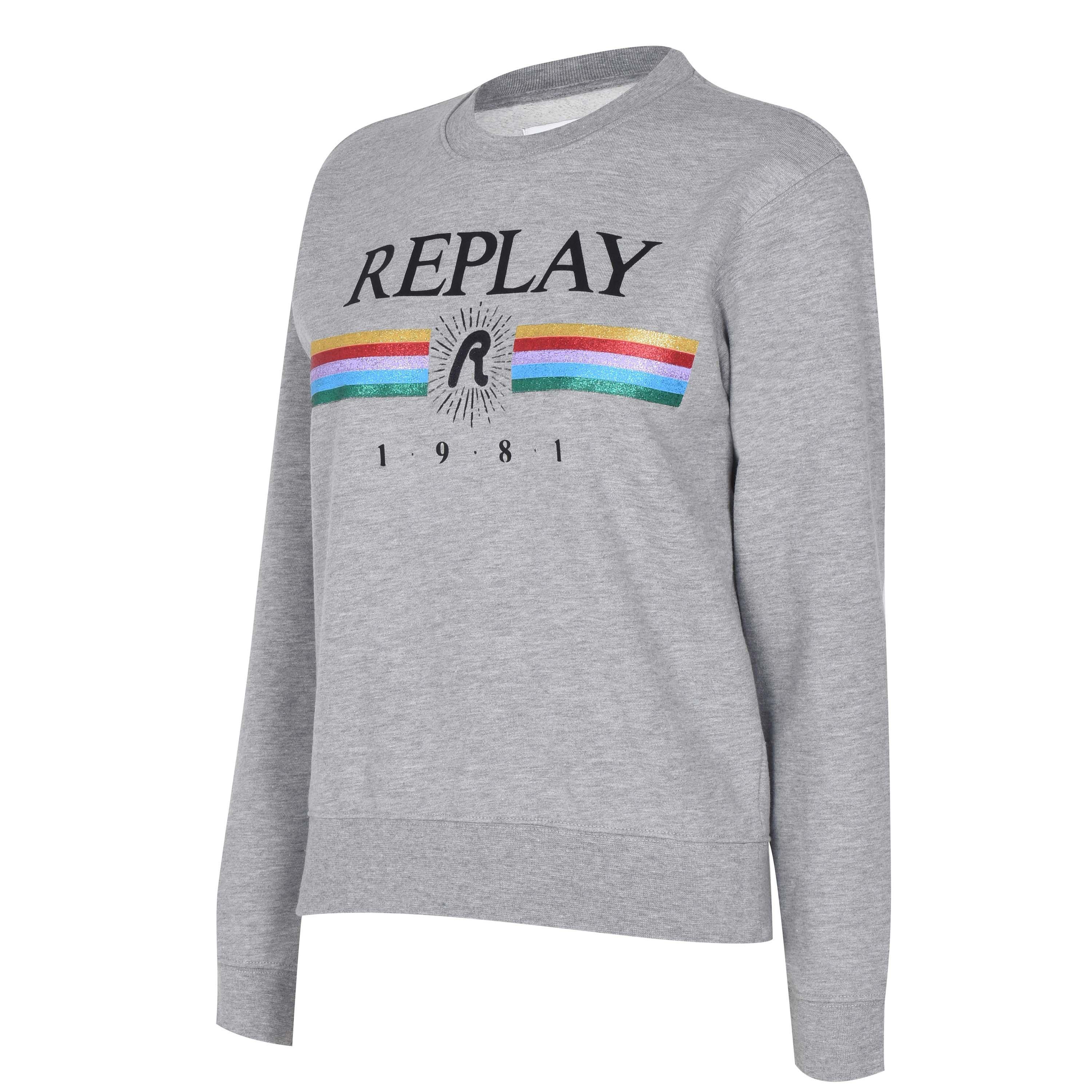 Replay Replay Rainbow Sweatshirt Crew Sweaters USC