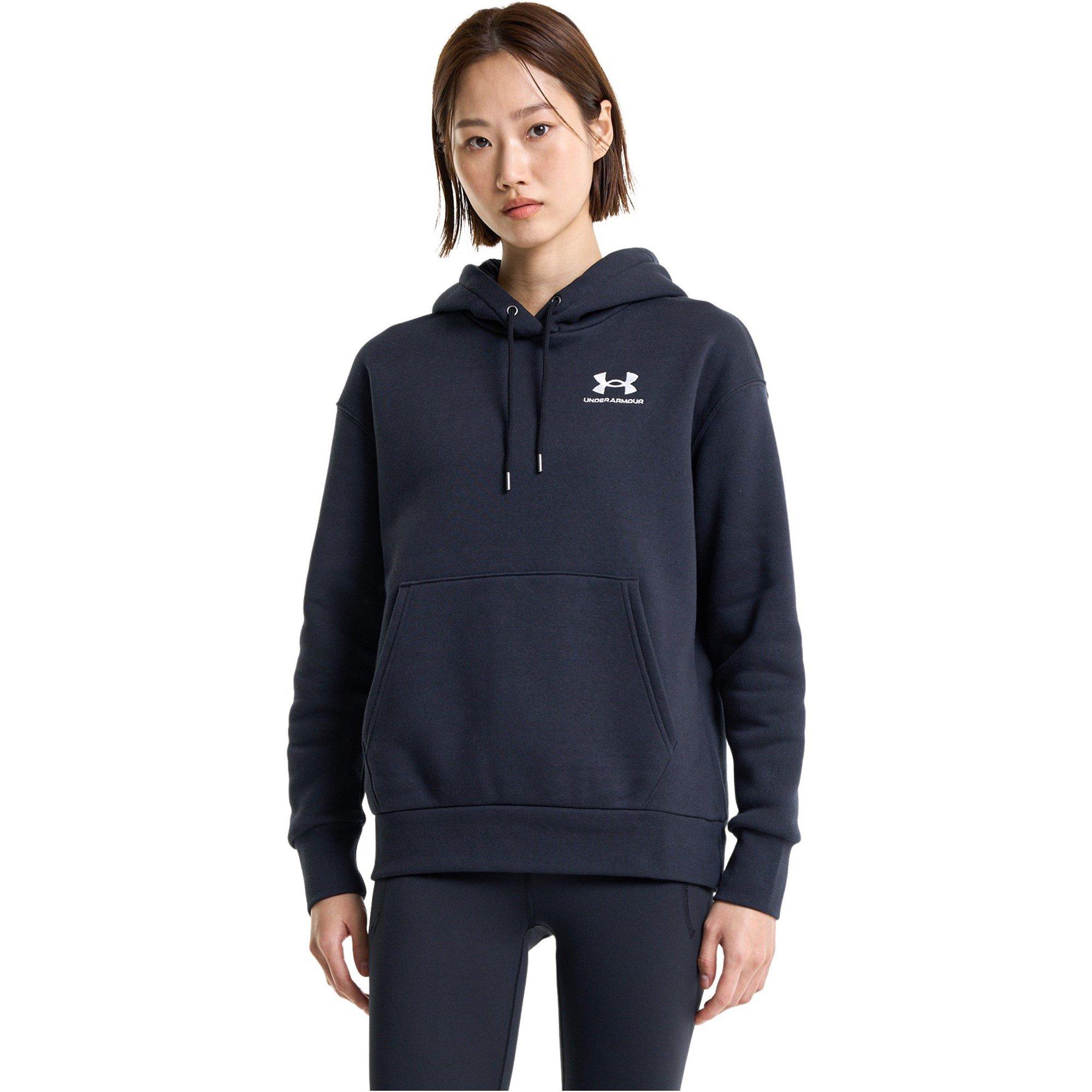 Schwarz - Under Armour - Essential Hoodie Womens - 5