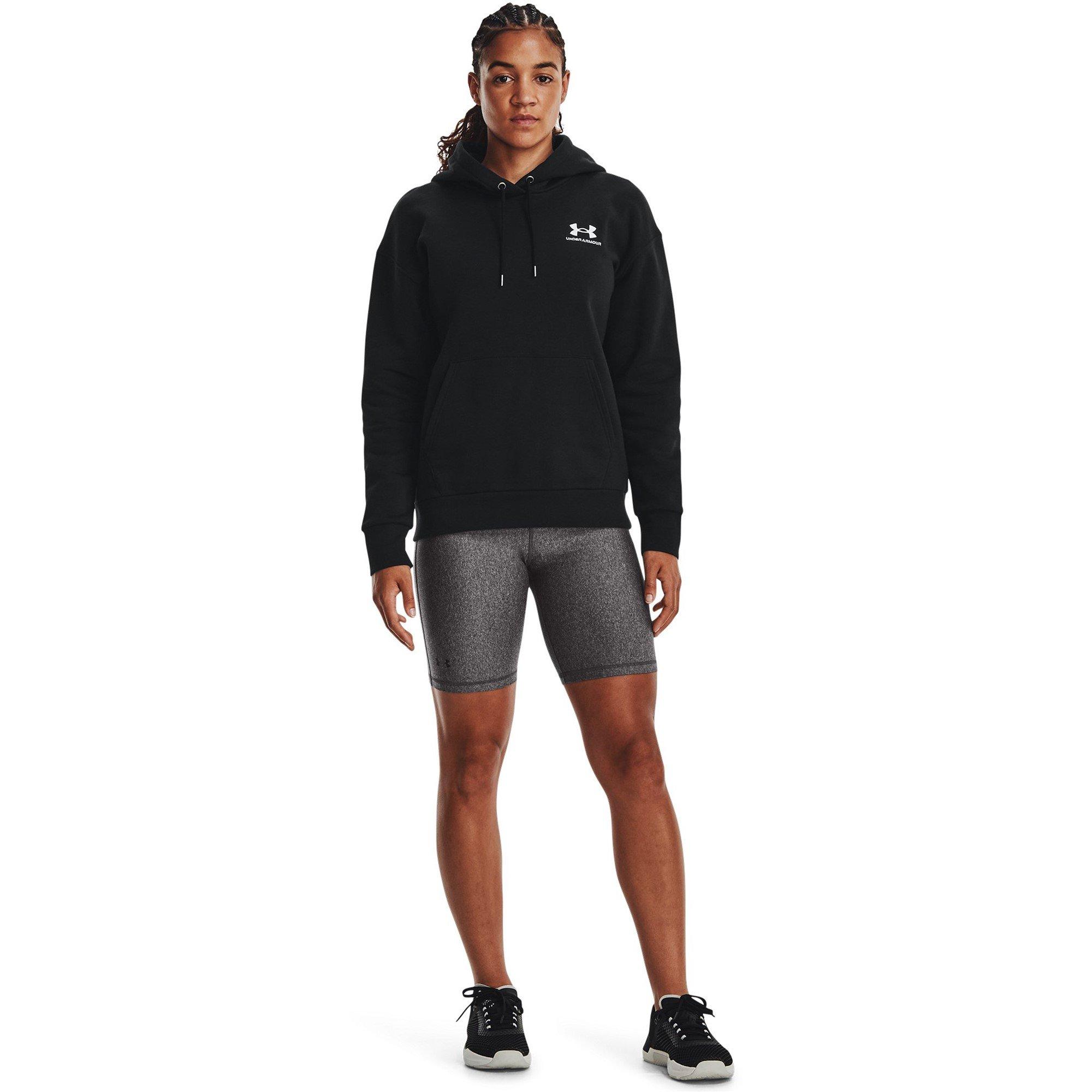 Schwarz - Under Armour - Essential Hoodie Womens - 7