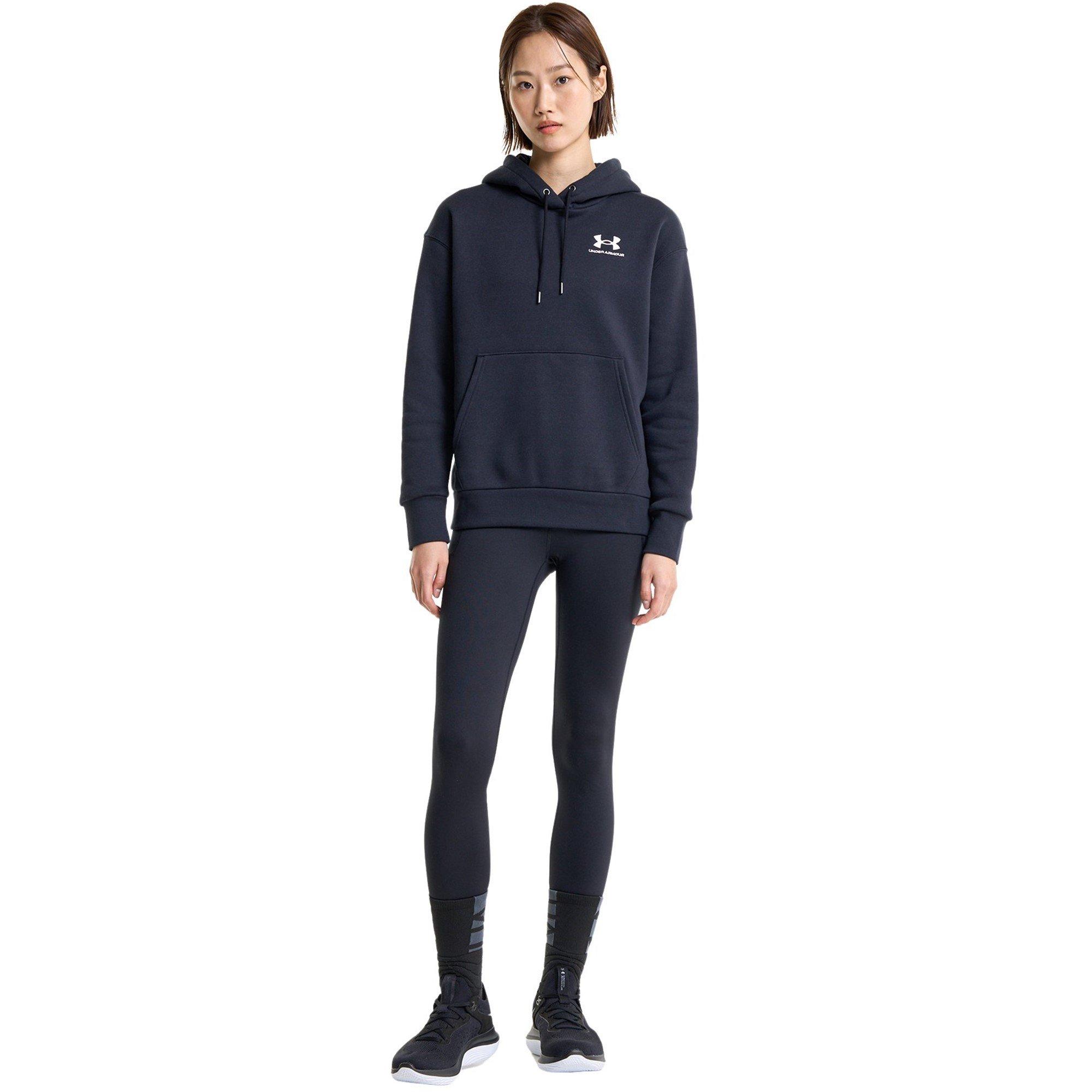 Schwarz - Under Armour - Essential Hoodie Womens - 8