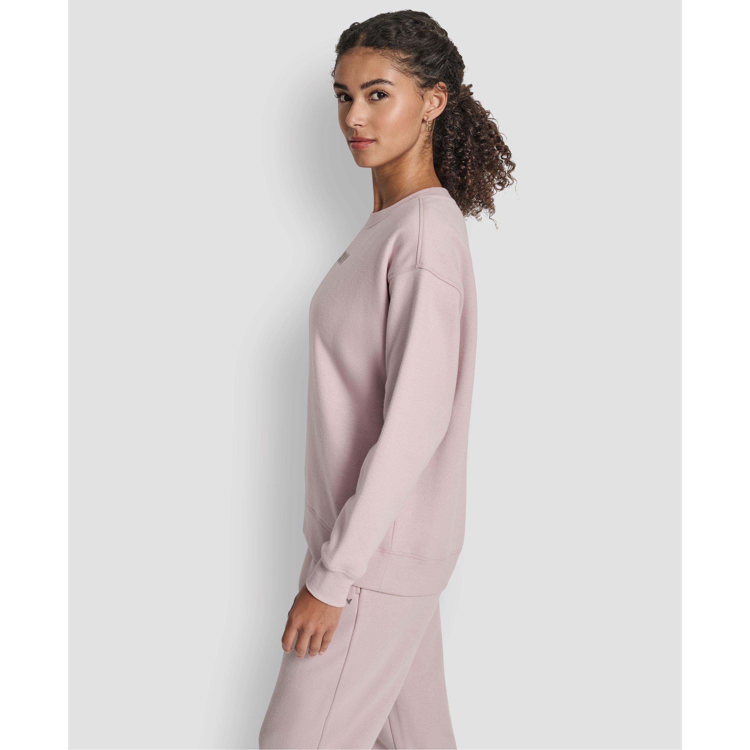 Allure - DKNY - Women's Cotton Logo Crew Sweatshirt - 2