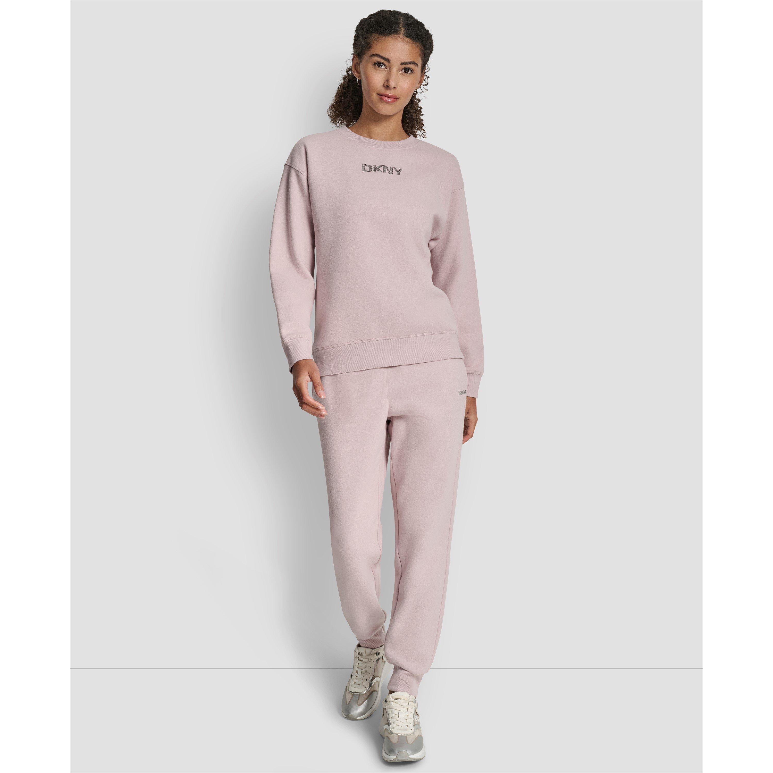 Allure - DKNY - Women's Cotton Logo Crew Sweatshirt - 4