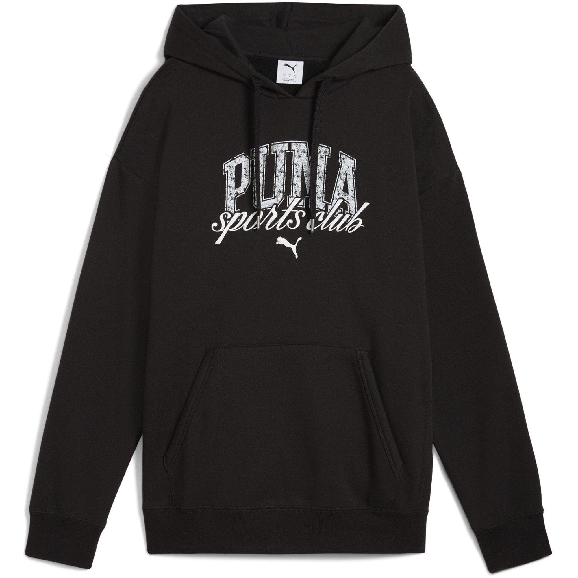 Puma Women's Overhead Hoodie - Black Puma Black - 10 (S)
