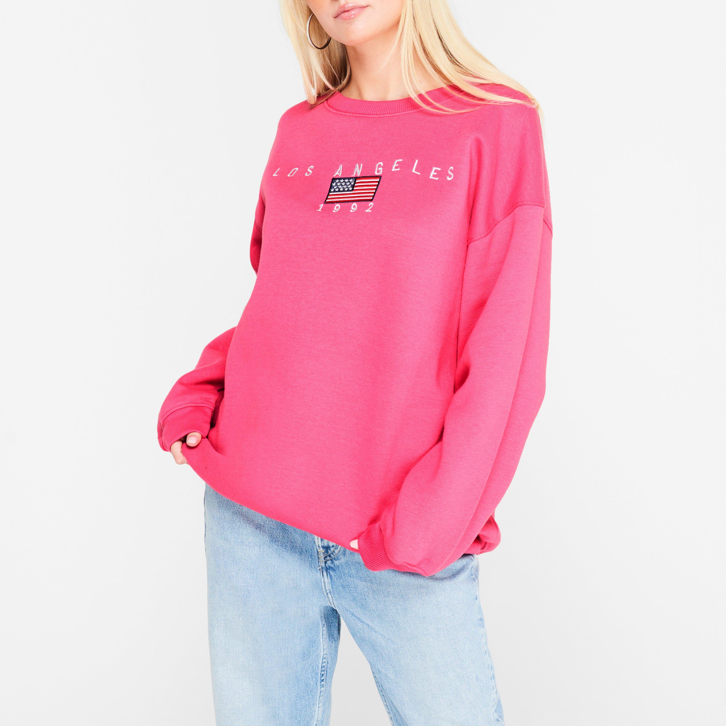 Svijetlo roza - Daisy Street - LA Sweatshirt - 2
