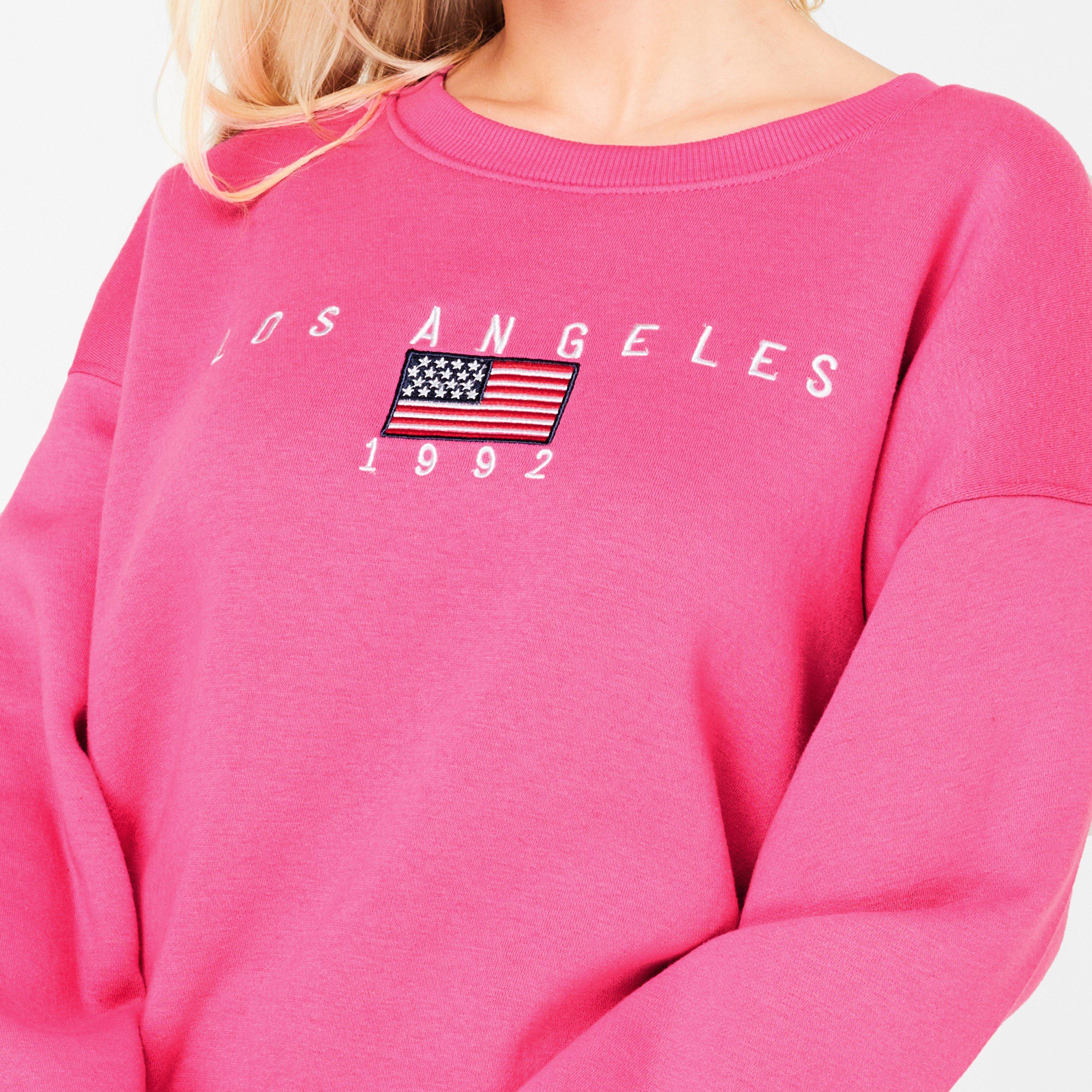 Svijetlo roza - Daisy Street - LA Sweatshirt - 4
