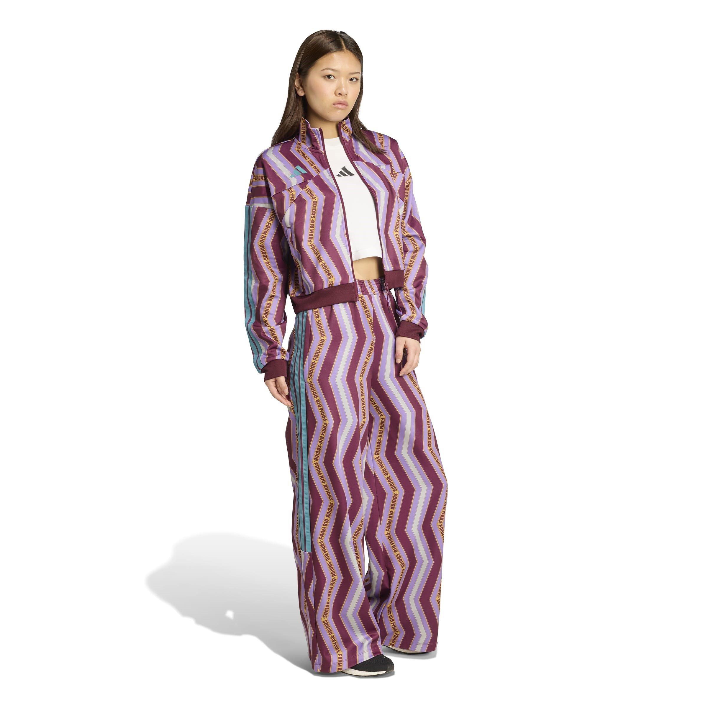 A.Red/VioletFus - adidas - x FARM Tiro Womens Track Top - 6