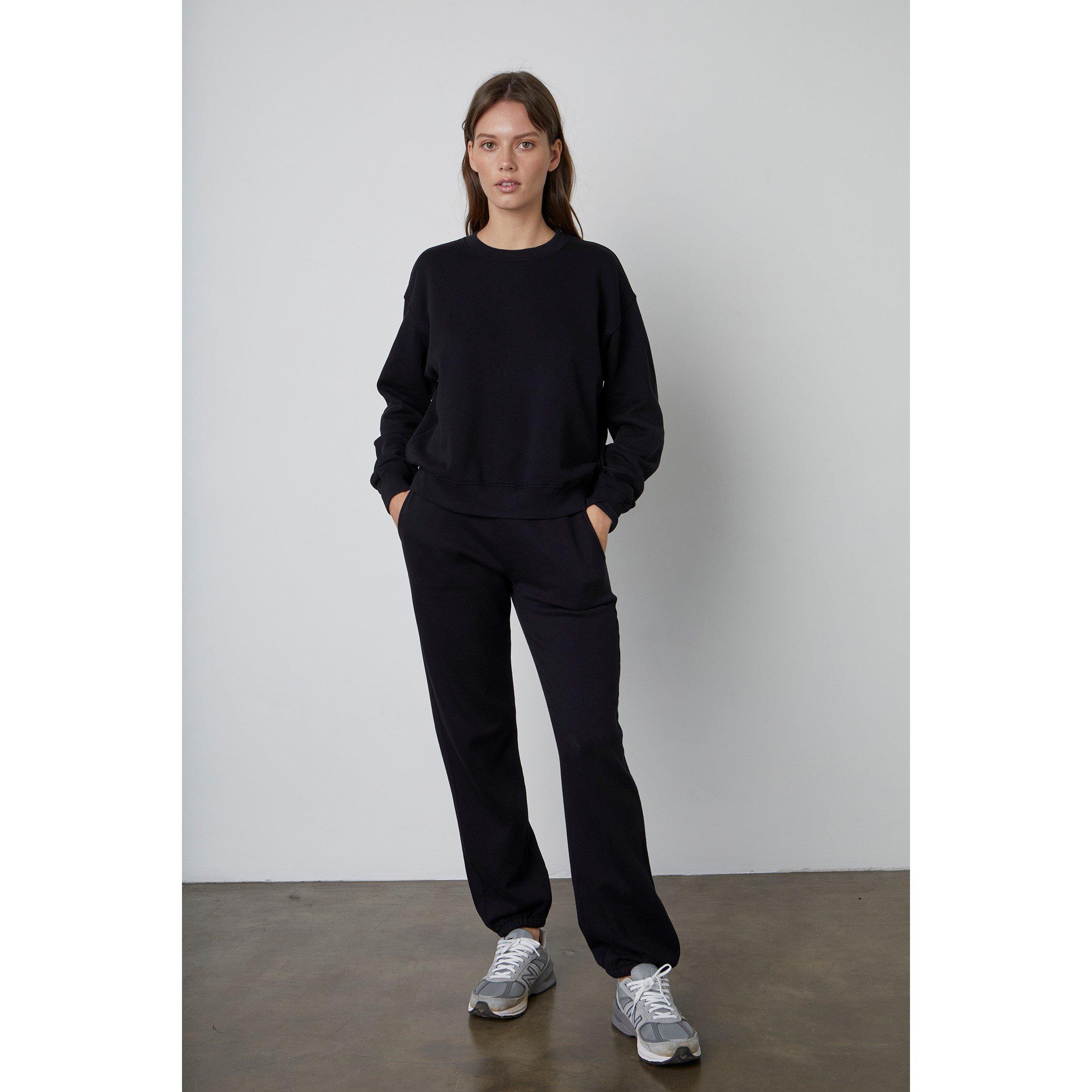 Black - Velvet by Graham and Spencer - Women's Crew Sweatshirt - 3