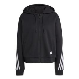 adidas Future Icons 3 Stripes Full Zip Hoodie Womens