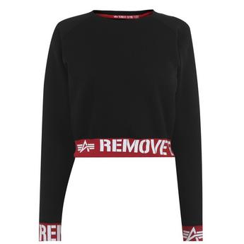 Alpha Industries Alpha RBF Cropped Crew Neck Sweater