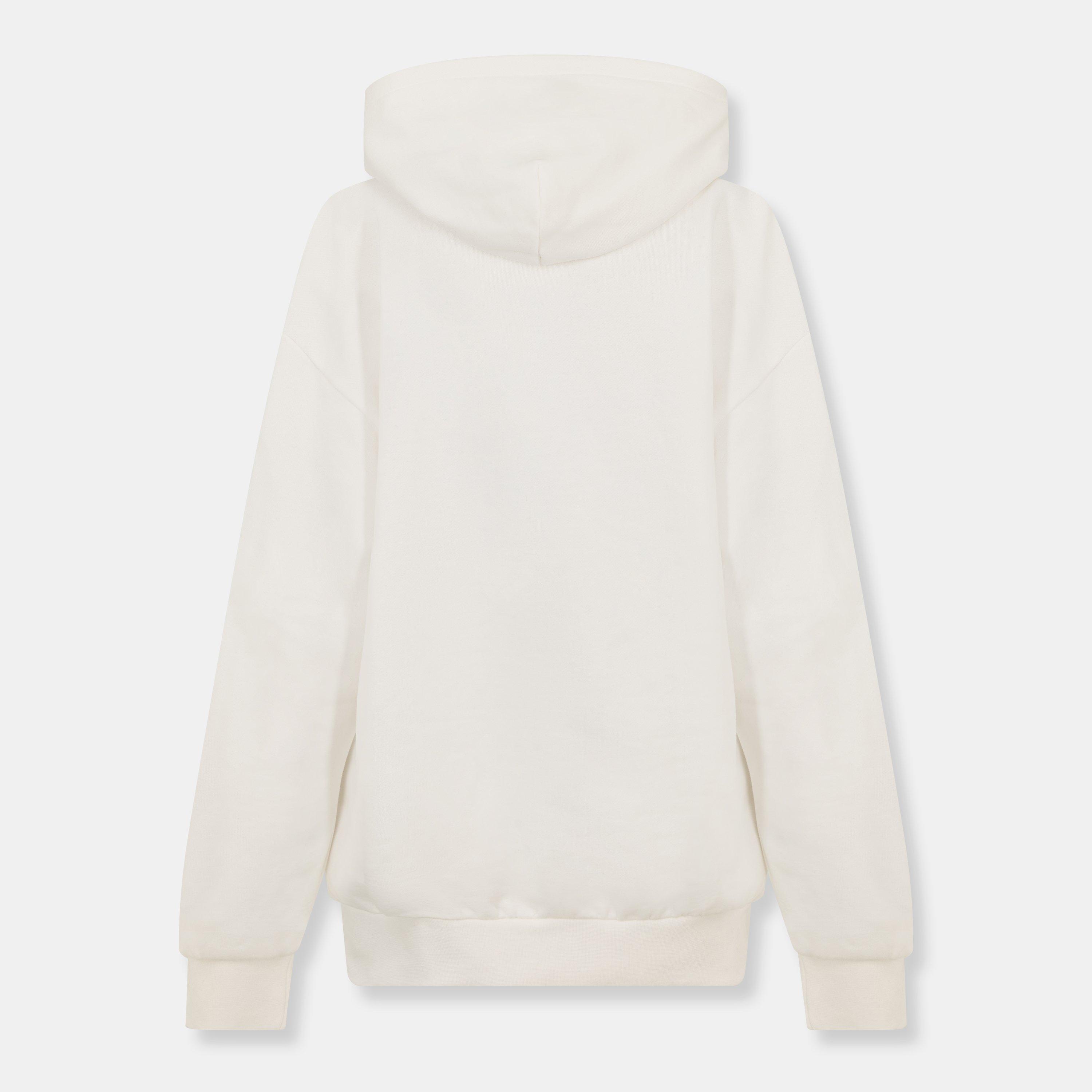 Cream - Gym King - Cotton Relaxed Fit Hoodie - 2