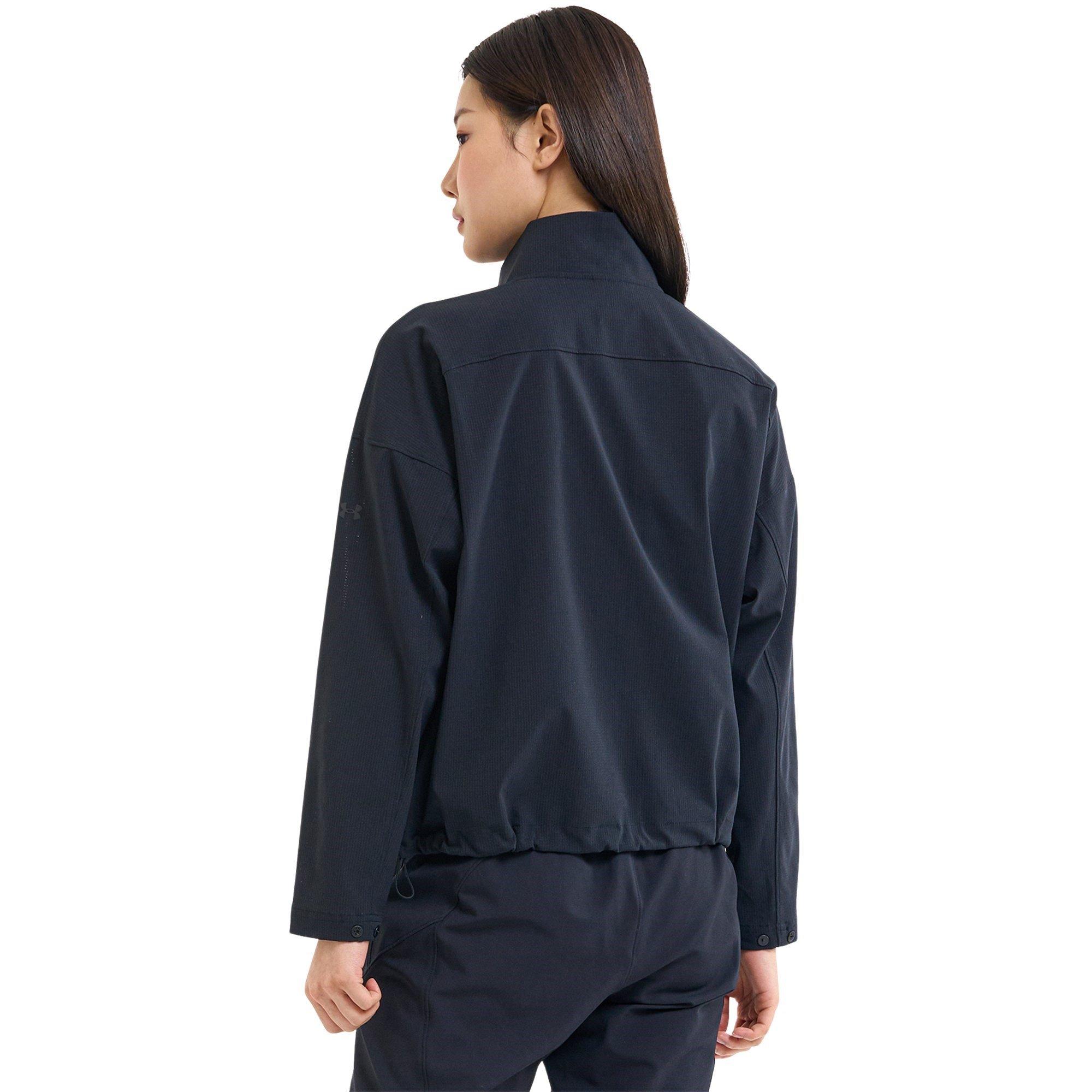 Black - Under Armour - Women's Vented Unstoppable Tracksuit Top - 6