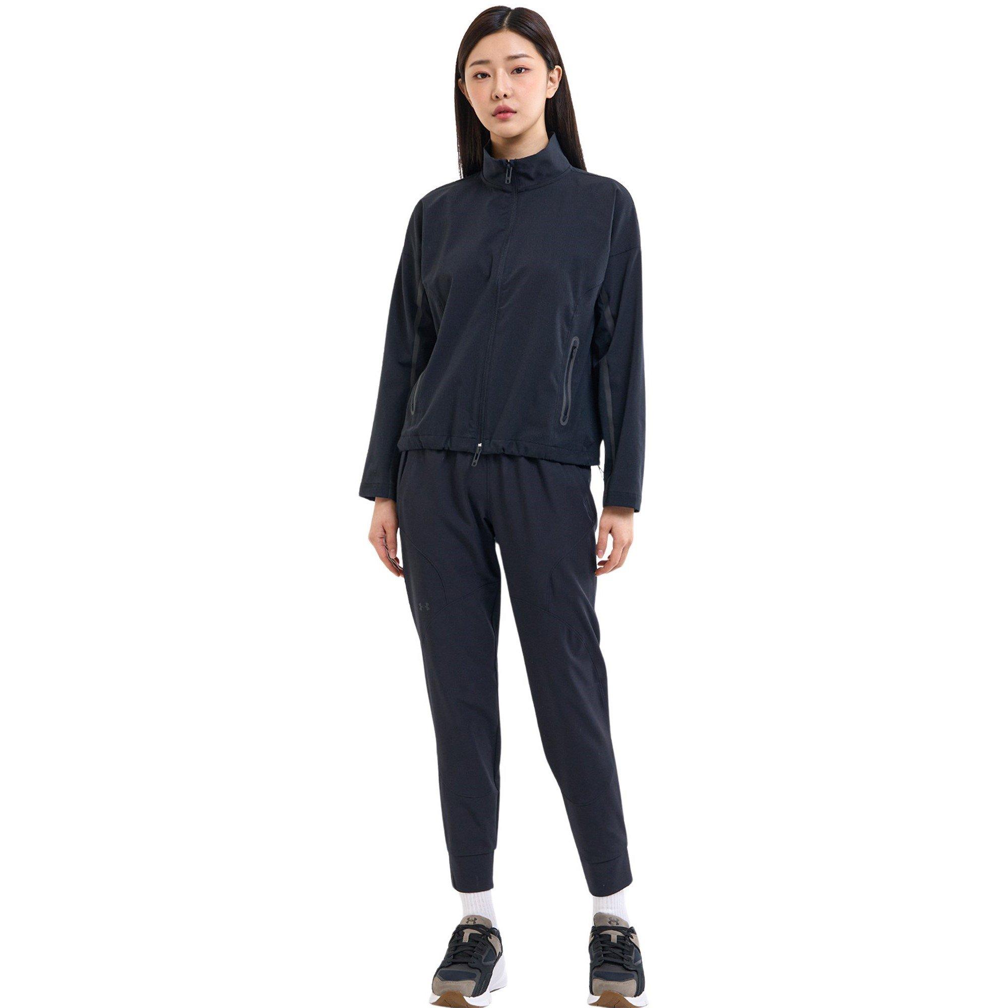 Black - Under Armour - Women's Vented Unstoppable Tracksuit Top - 8