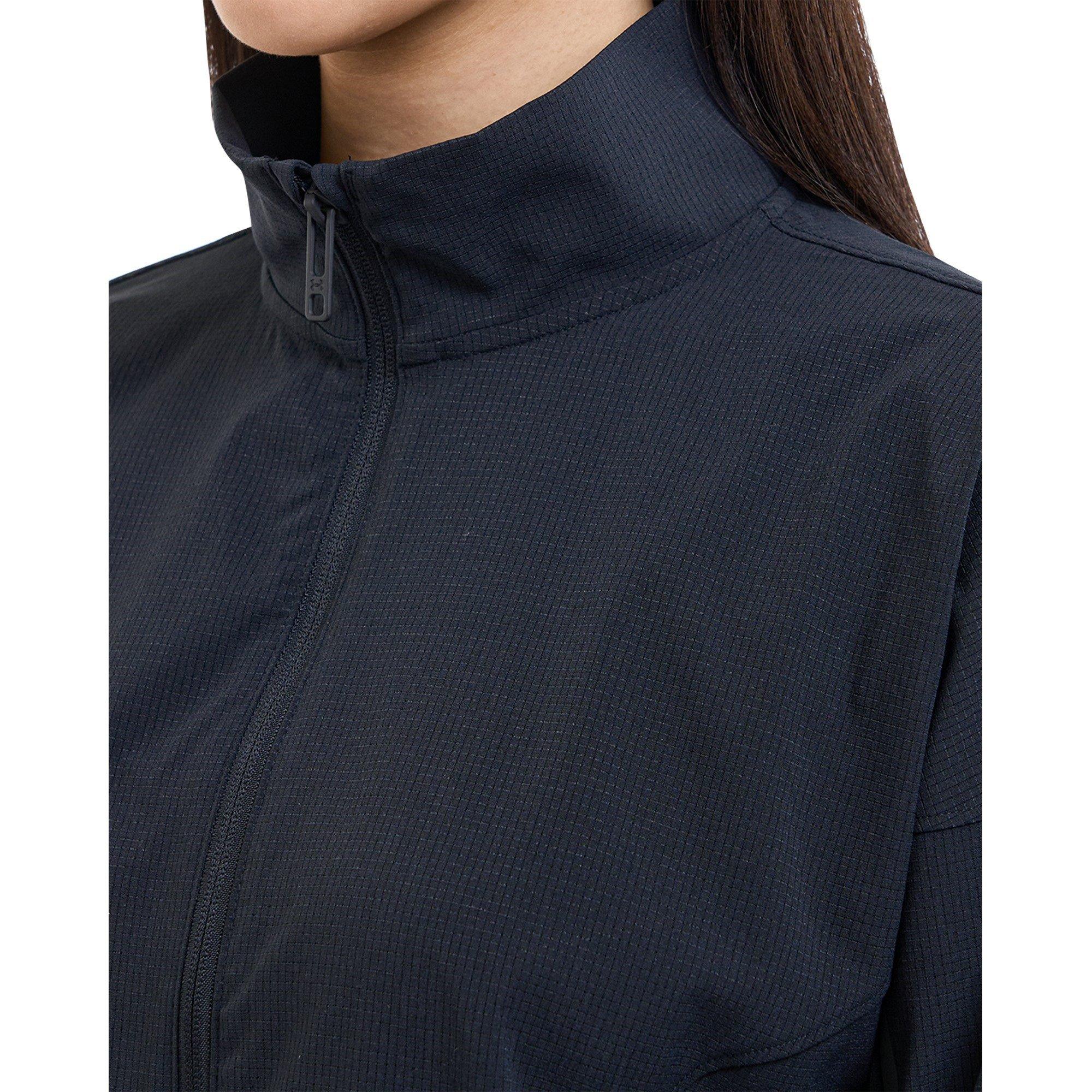 Black - Under Armour - Women's Vented Unstoppable Tracksuit Top - 10