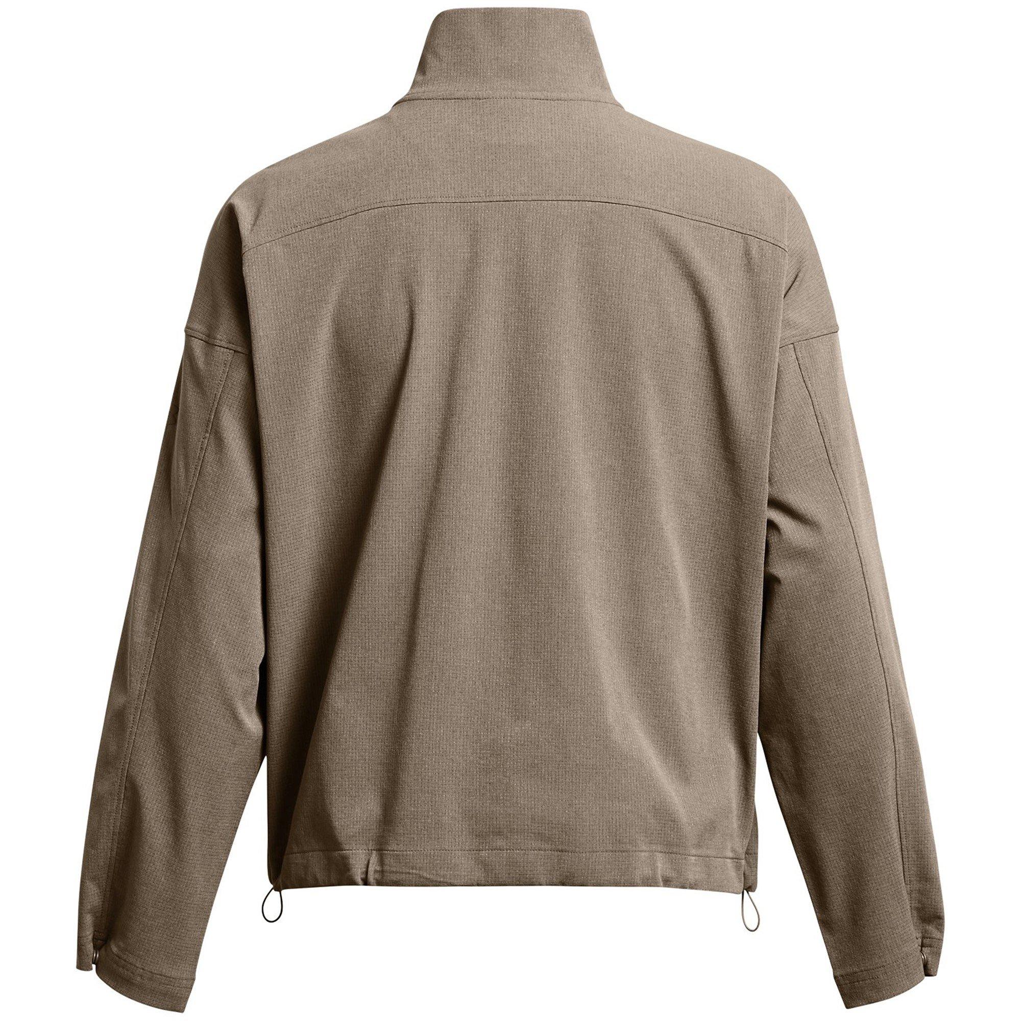 Brown - Under Armour - Women's Vented Unstoppable Tracksuit Top - 2