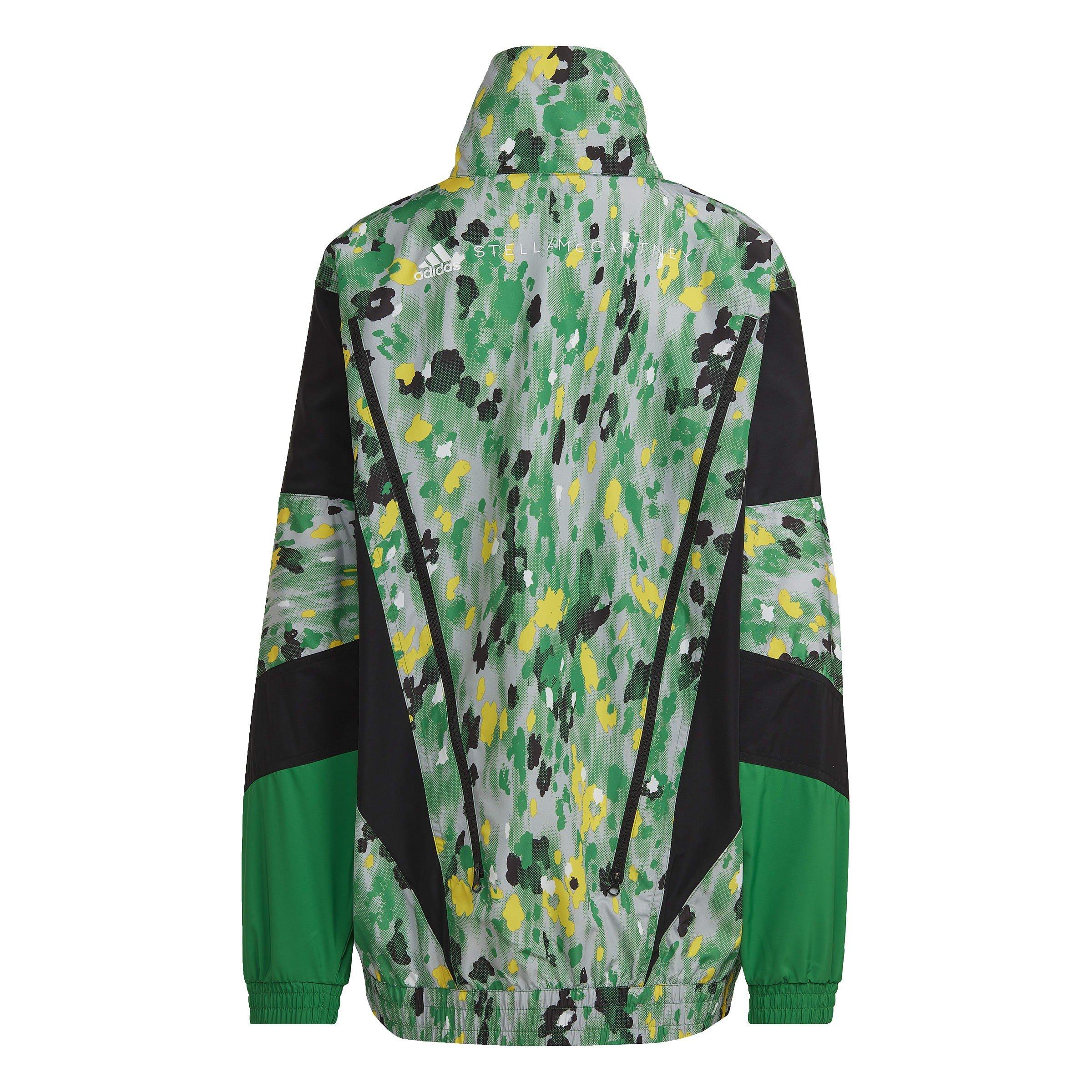 Black - adidas by Stella McCartney - Women's Printed Woven Tracksuit Top - 2