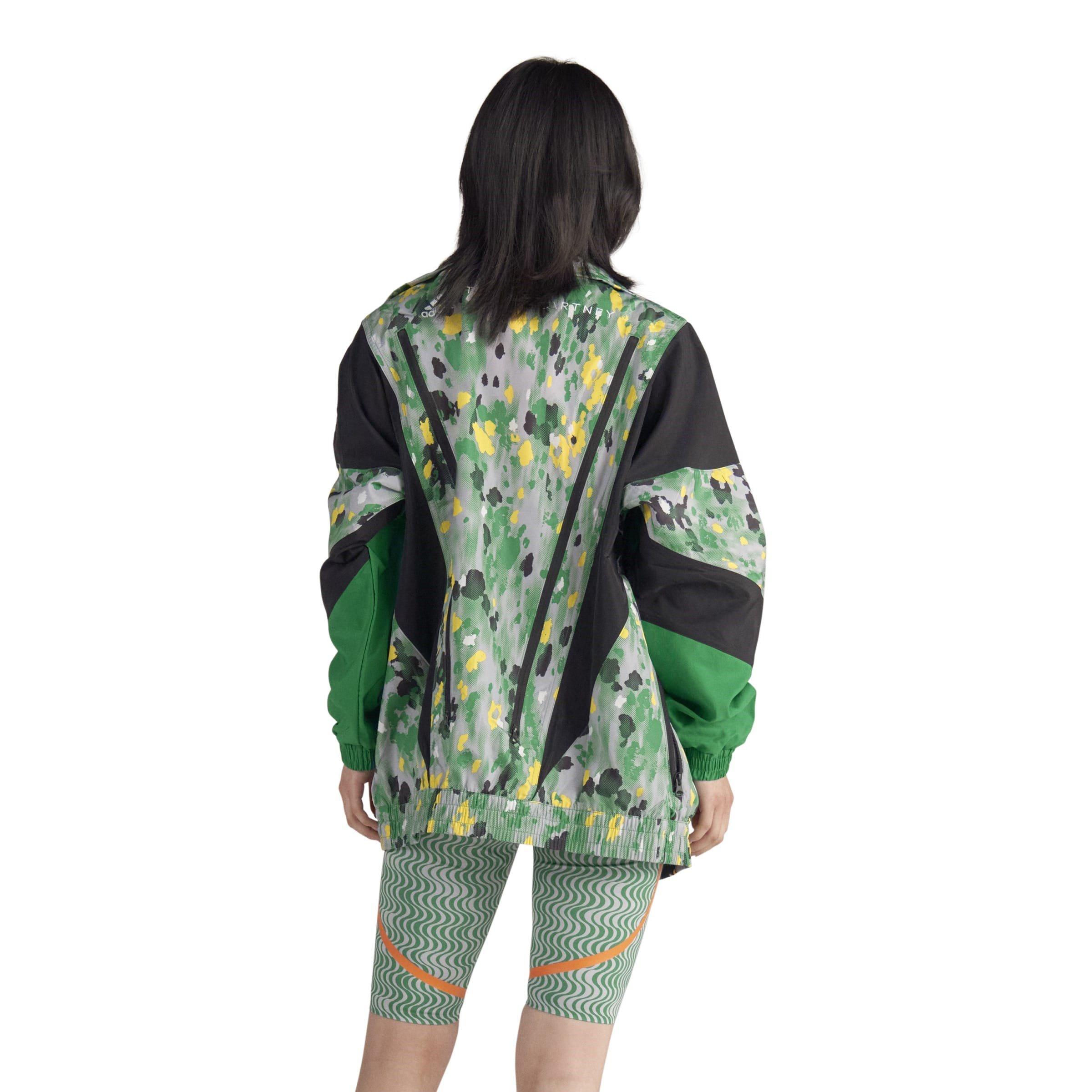 Black - adidas by Stella McCartney - Women's Printed Woven Tracksuit Top - 4