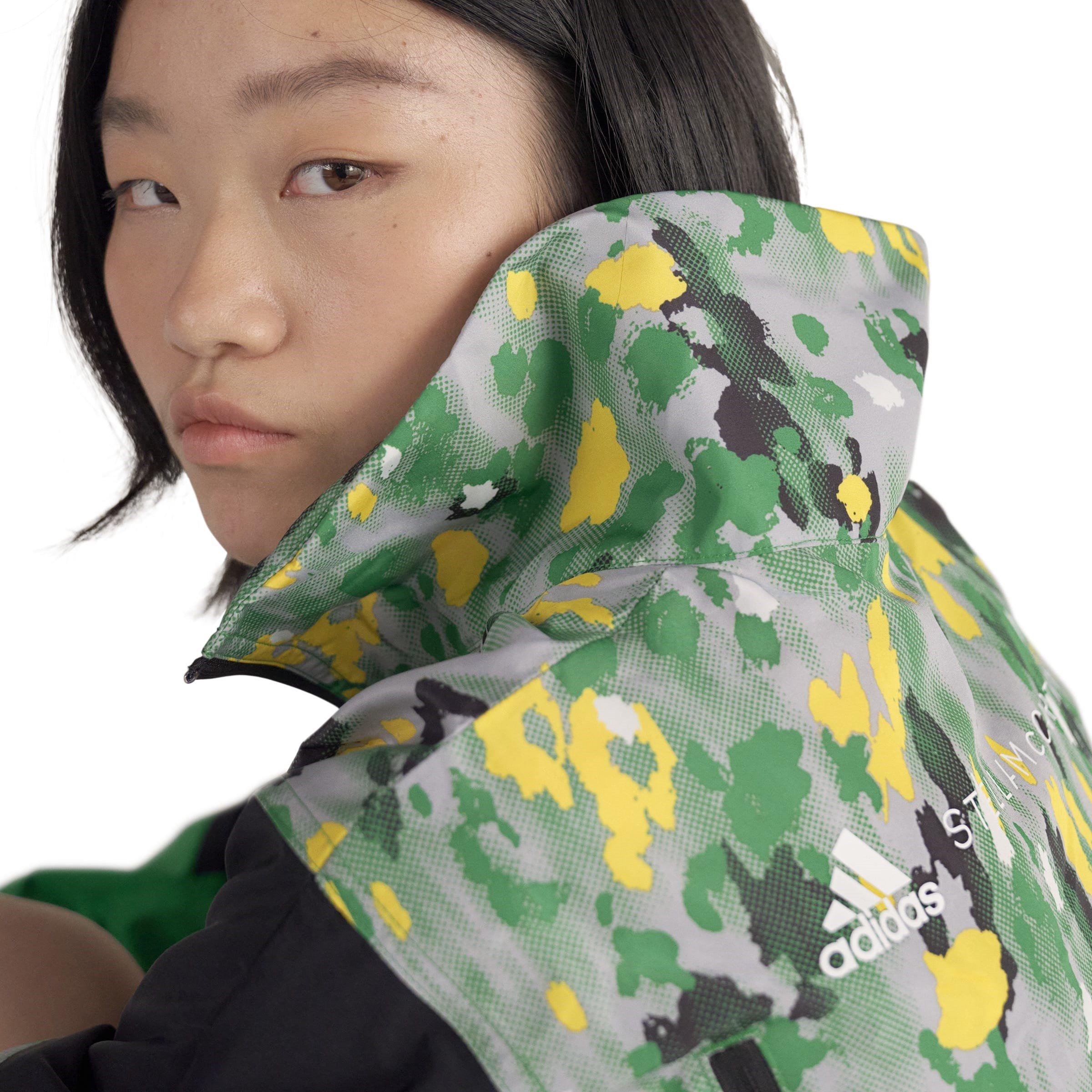 Black - adidas by Stella McCartney - Women's Printed Woven Tracksuit Top - 7