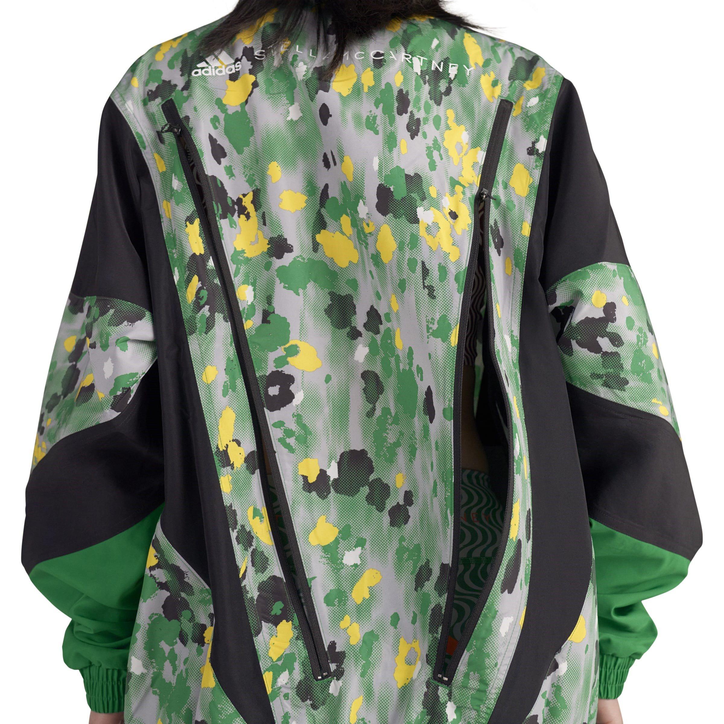 Black - adidas by Stella McCartney - Women's Printed Woven Tracksuit Top - 9