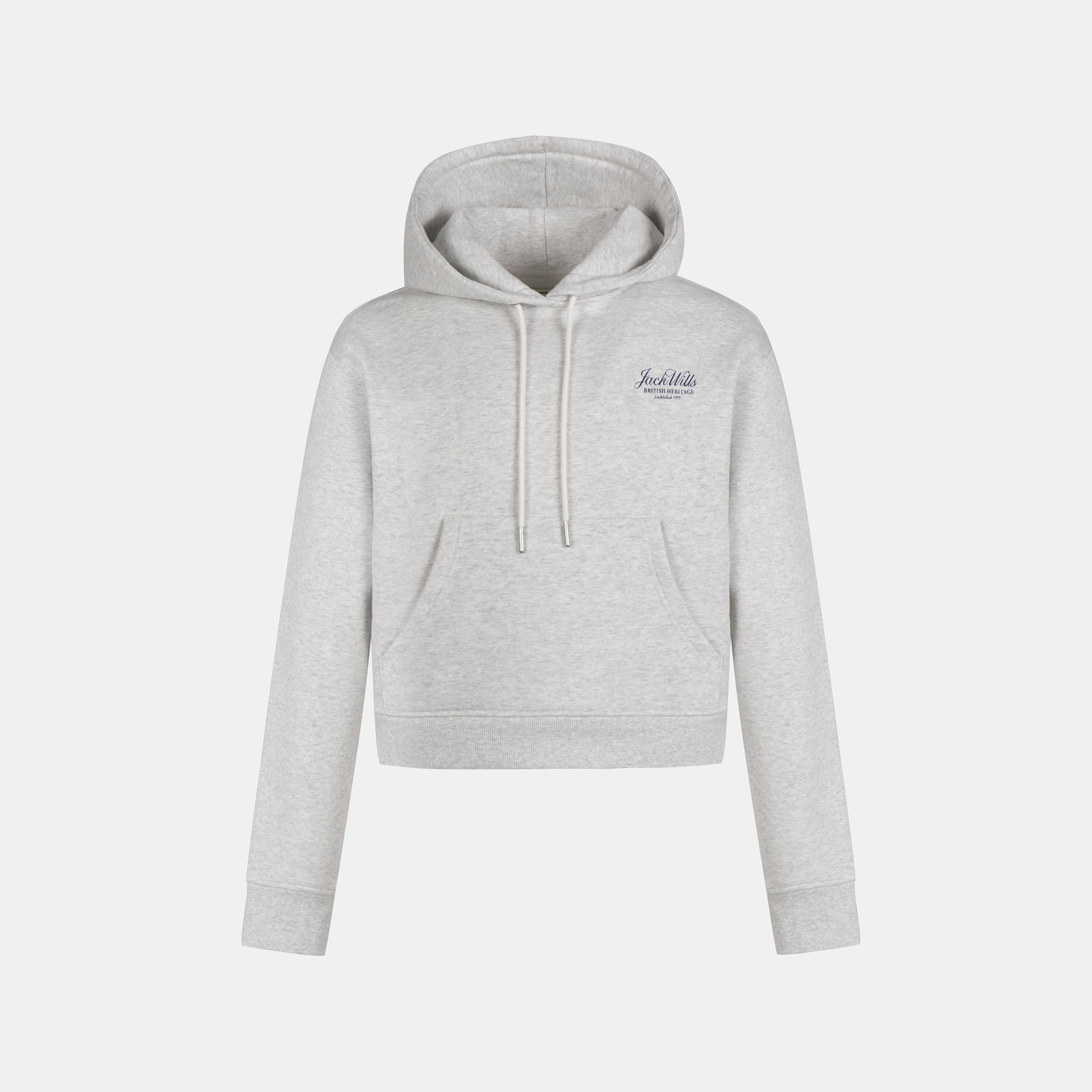 Grey Marl - Jack Wills - JW Emblem OTH Hoodie - 1