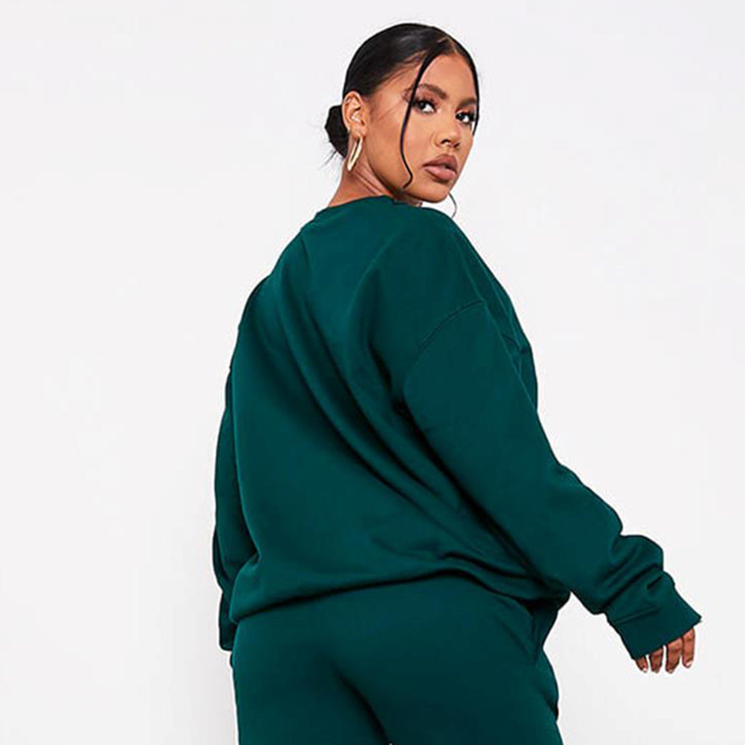 Groen - I Saw It First - ISAWITFIRST Ultimate Oversized Crew Neck Sweatshirt - 4