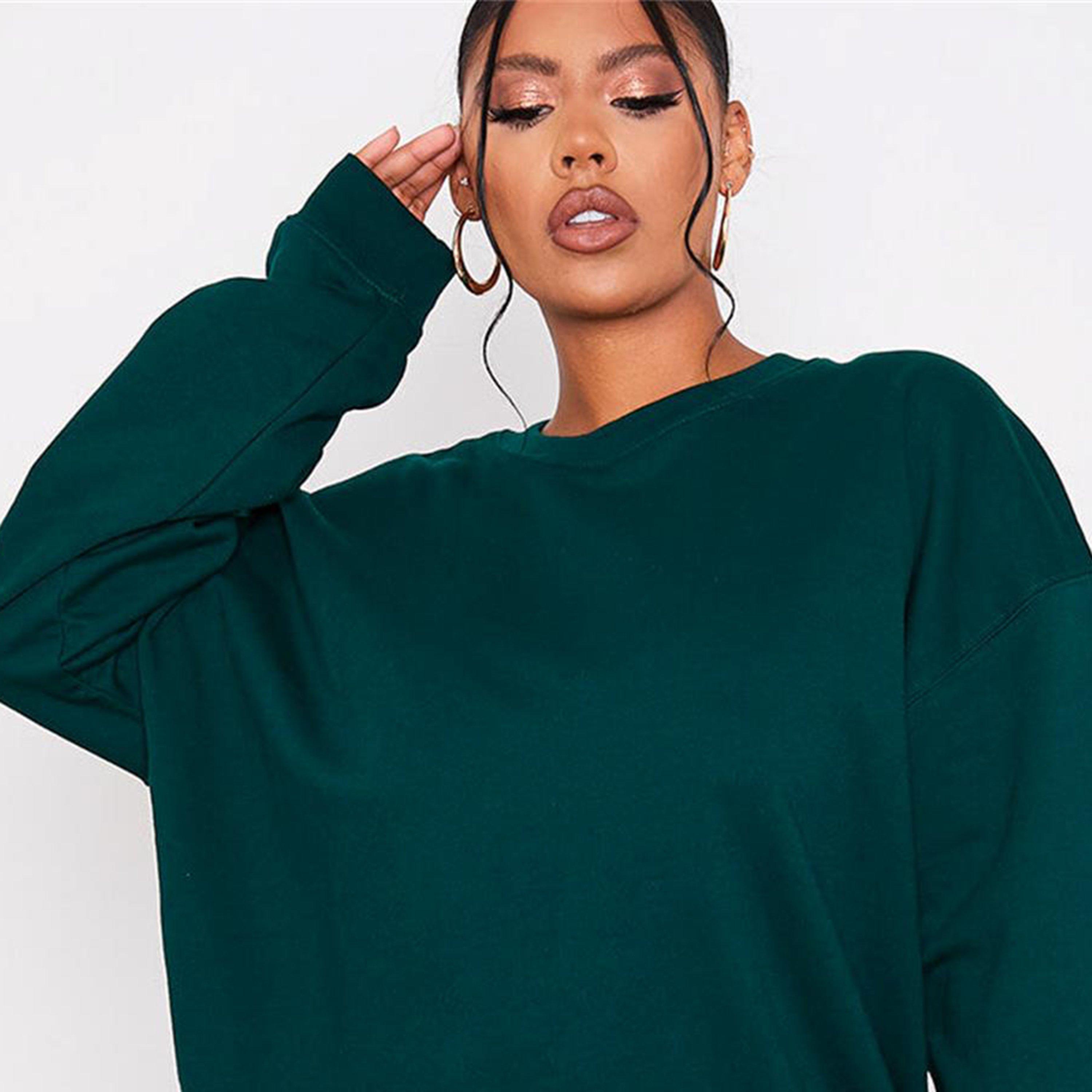 Groen - I Saw It First - ISAWITFIRST Ultimate Oversized Crew Neck Sweatshirt - 5