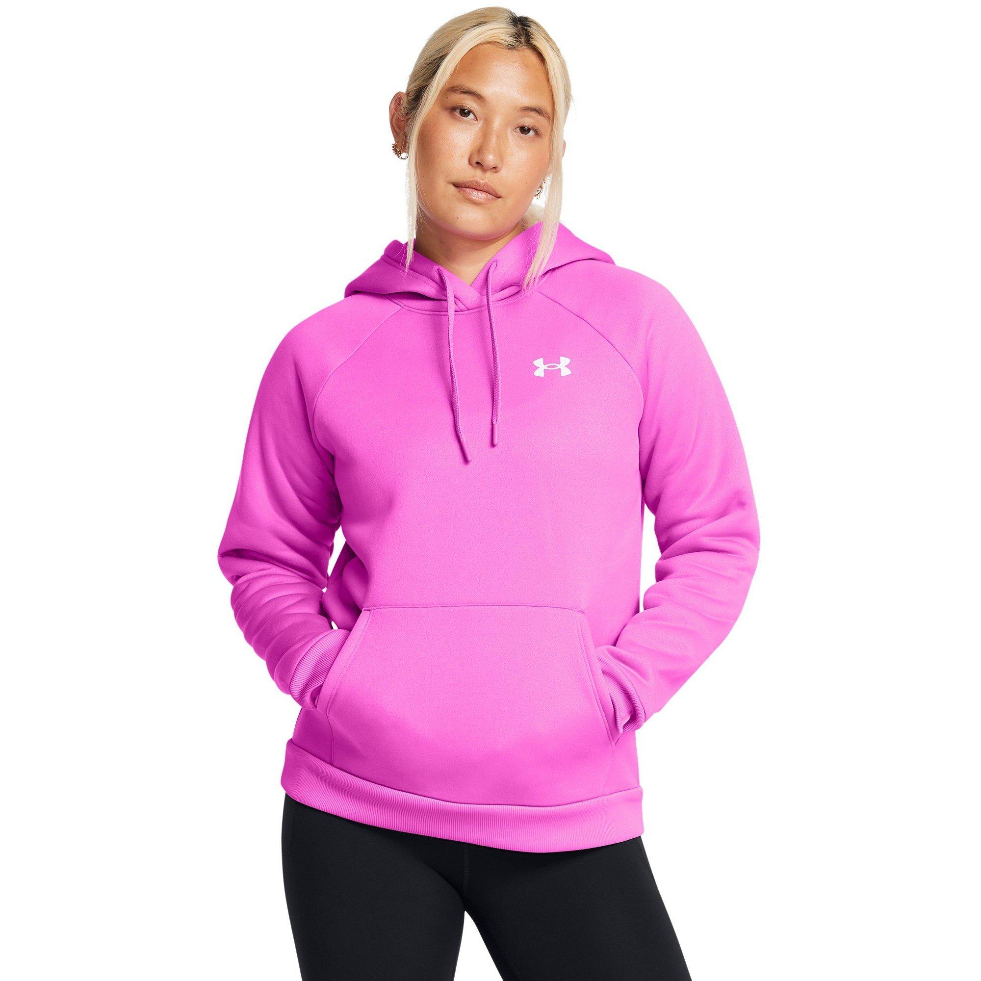 Morado - Under Armour - Under Armour Ua Fleece Hoodie Hoody Womens - 3