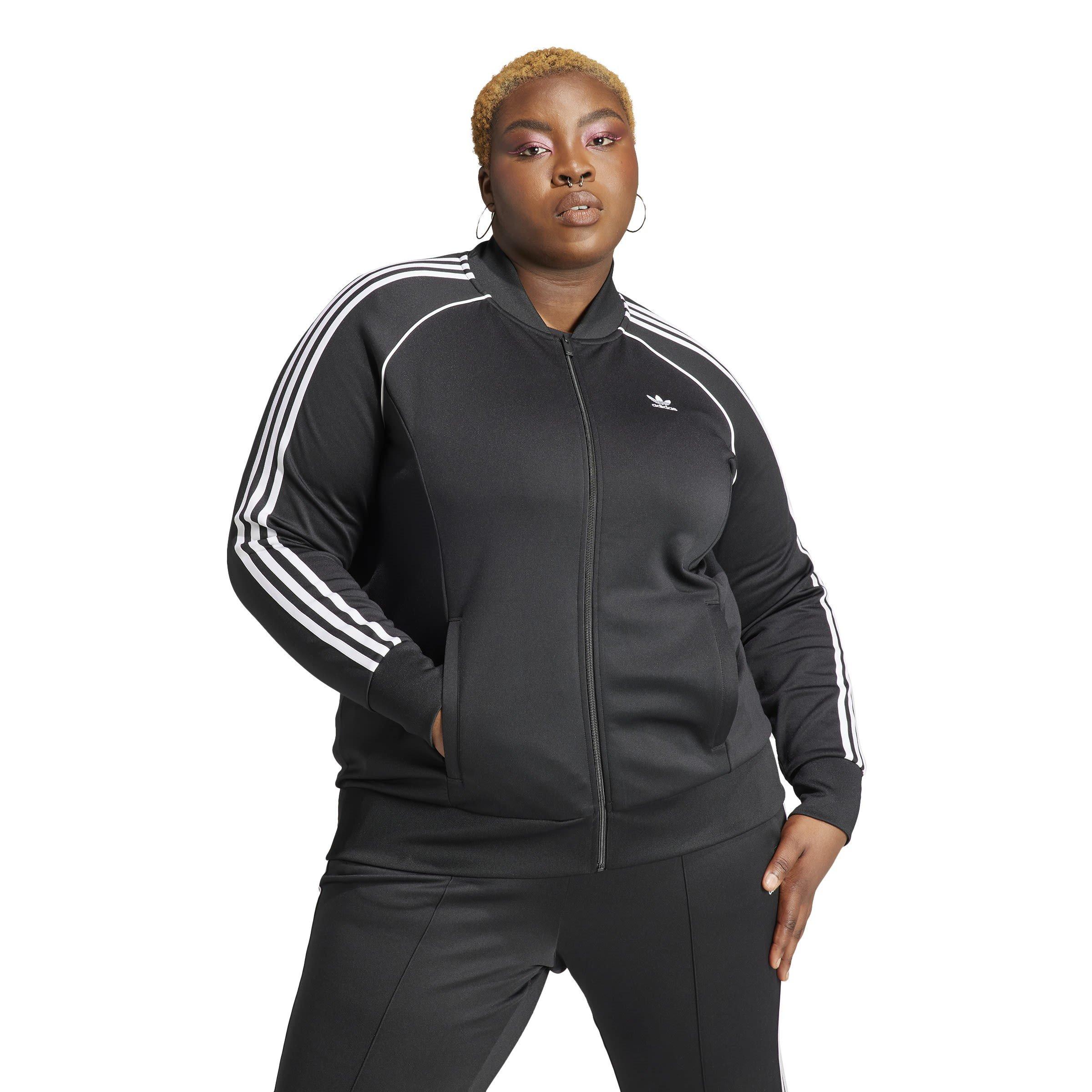 Black - adidas Originals - adidas Signature Three Stripe Track Top Womens - 2