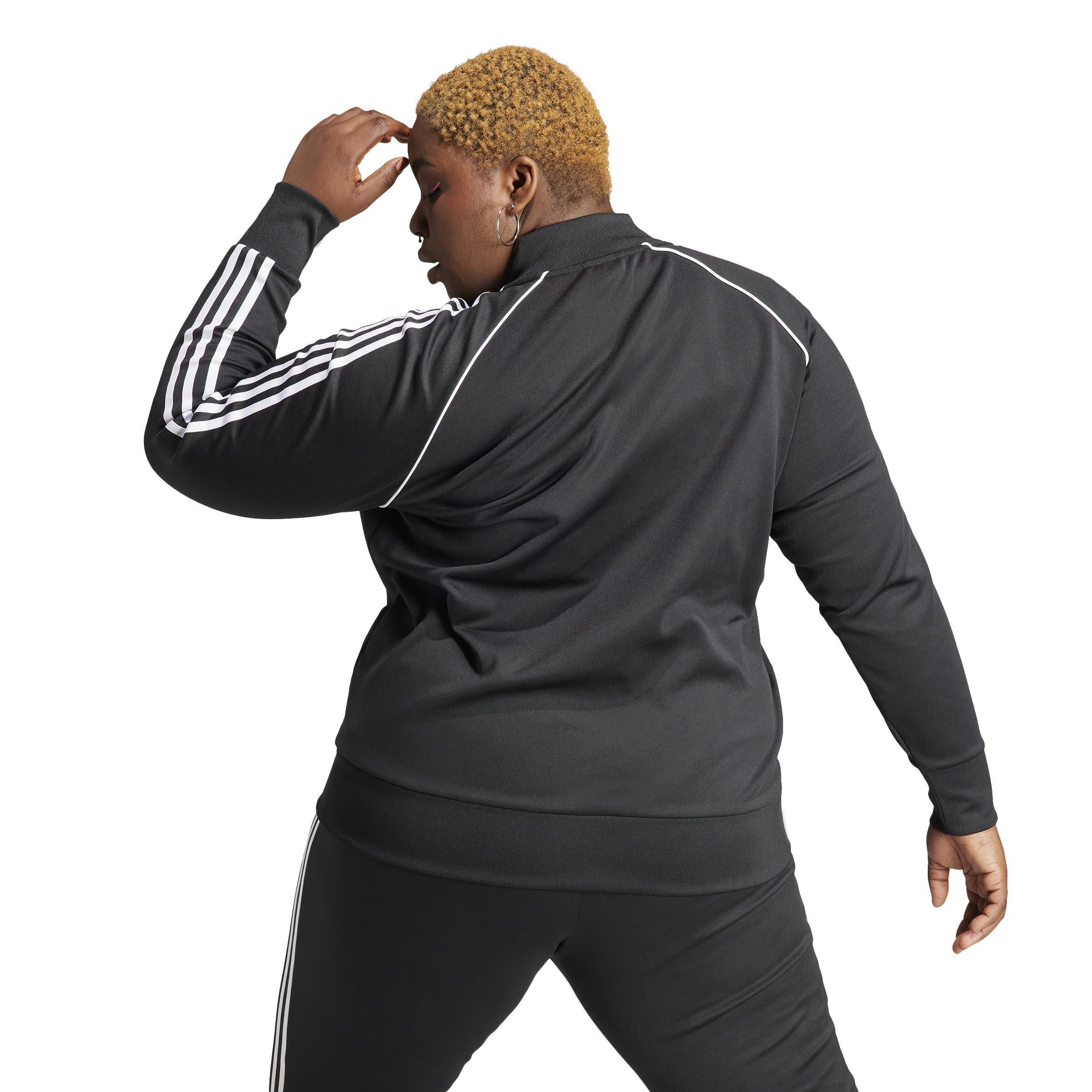 Black - adidas Originals - adidas Signature Three Stripe Track Top Womens - 3