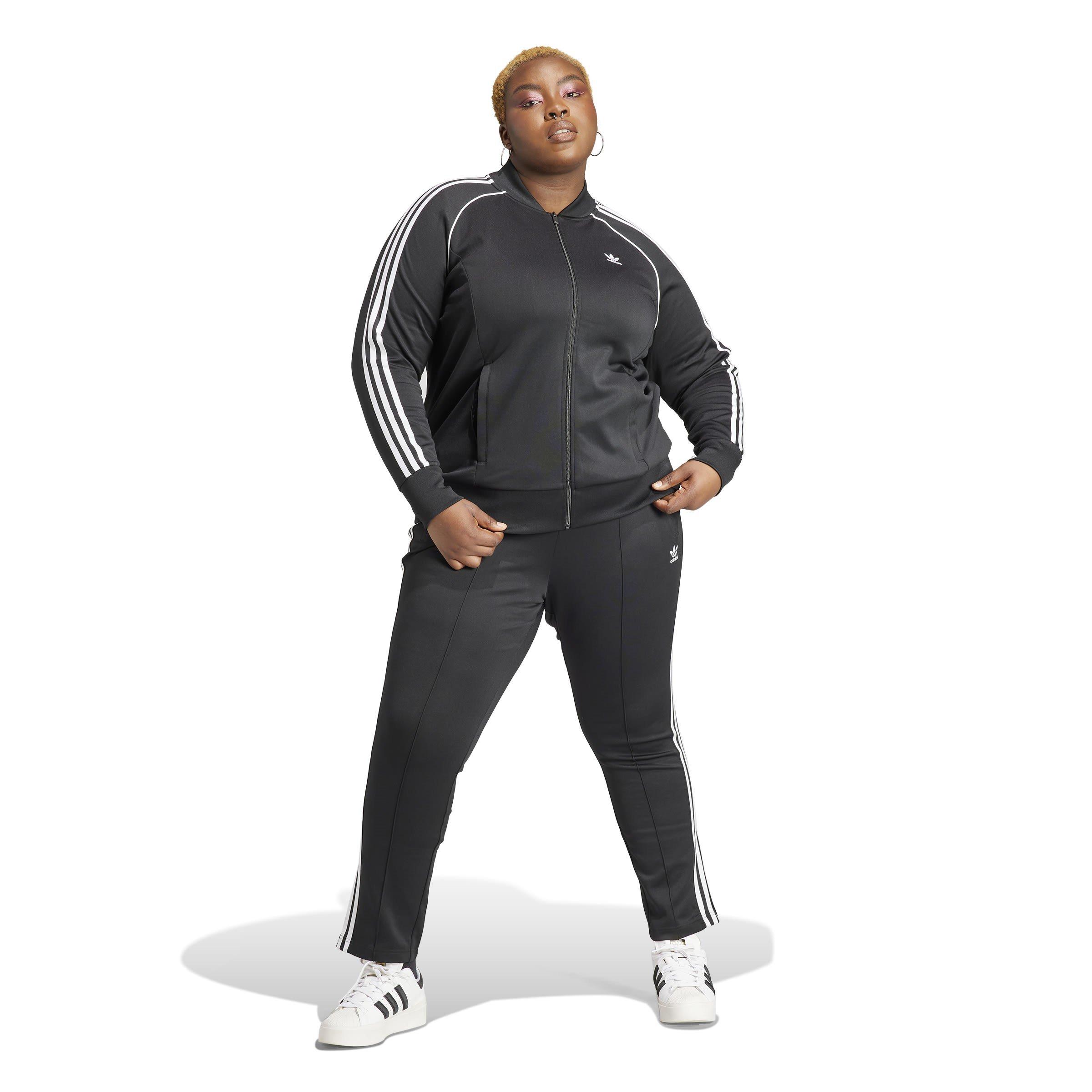 Black - adidas Originals - adidas Signature Three Stripe Track Top Womens - 4