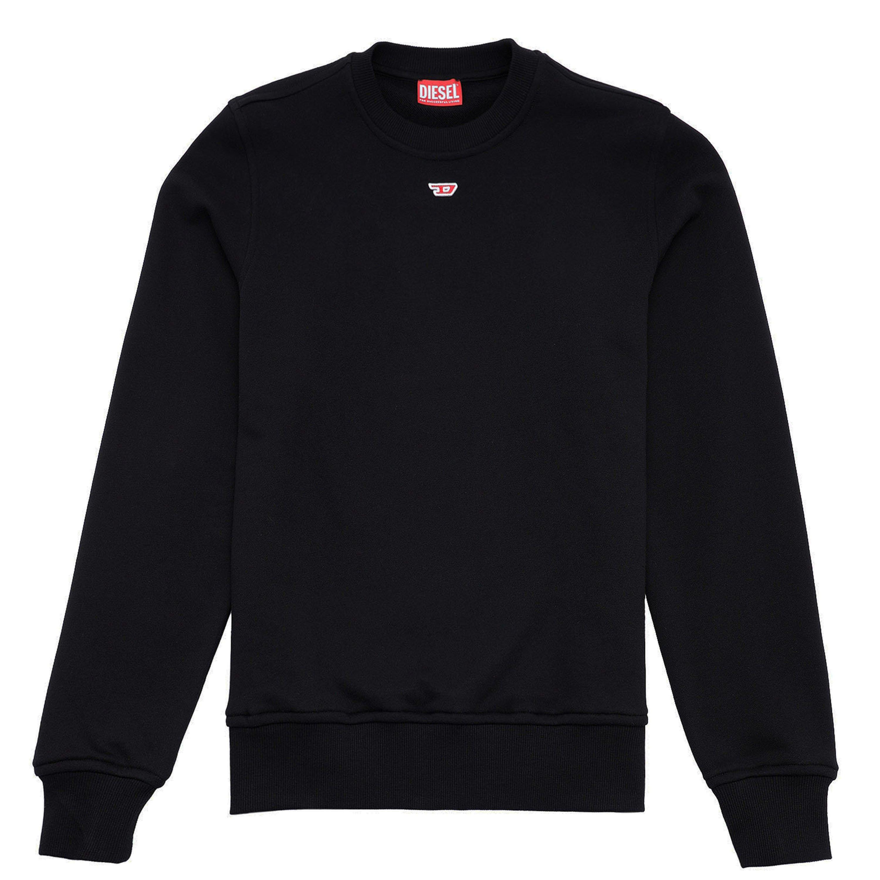 Black 9XX - Diesel - Small Mid Logo Crewneck Sweater - 5