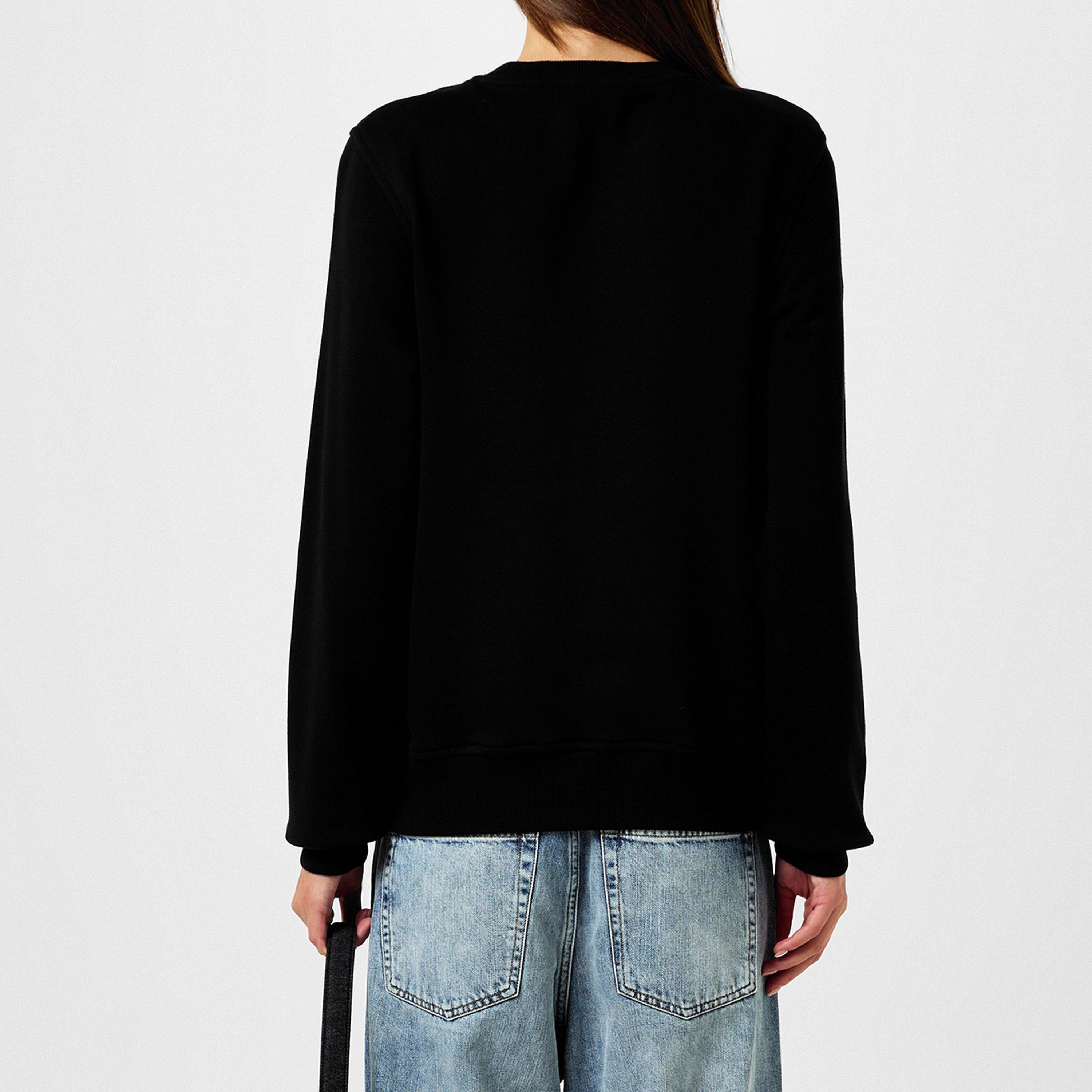 Black 9XX - Diesel - Small Mid Logo Crewneck Sweater - 3