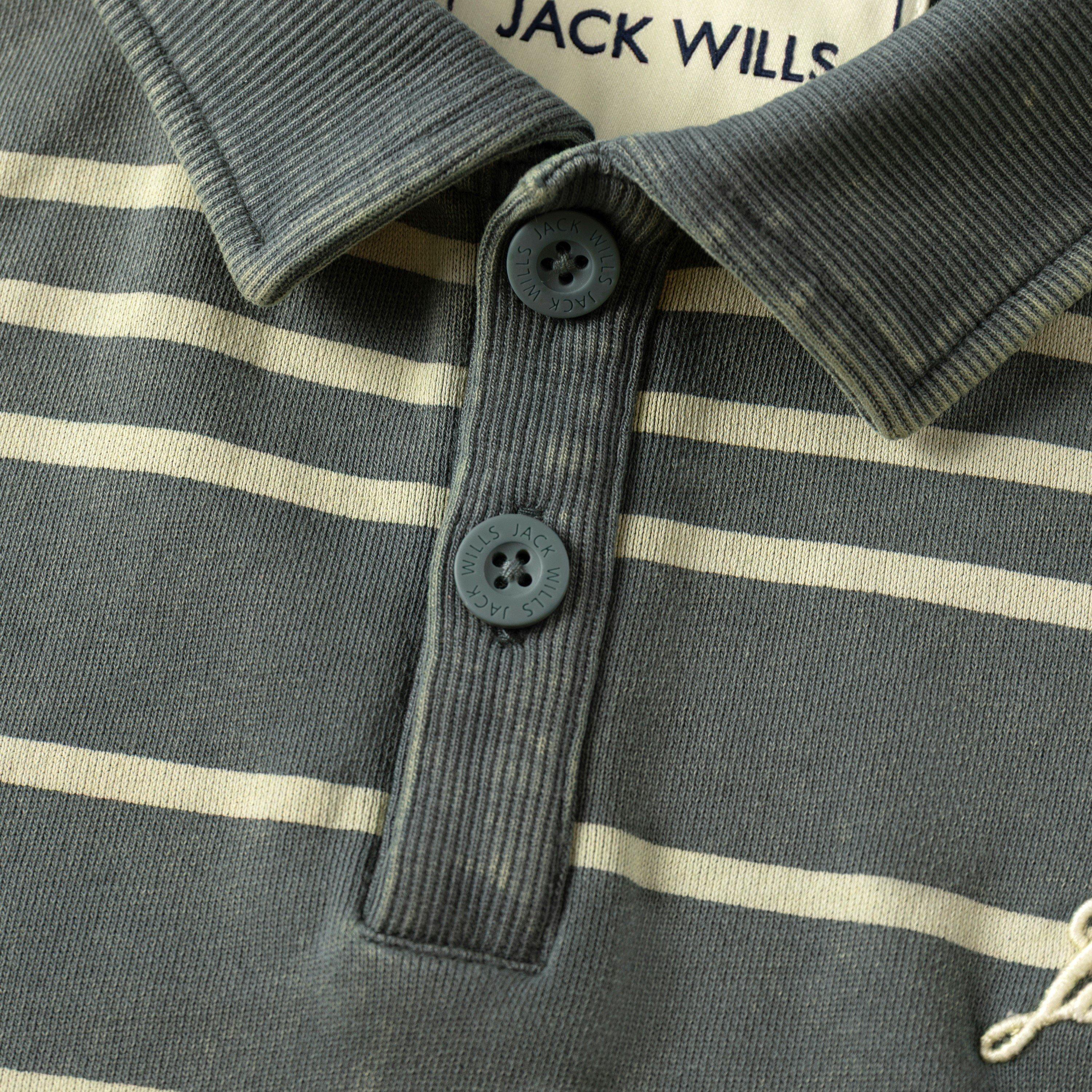 Rayure verte - Jack Wills - JW Rugby Shirt Ld64 - 4