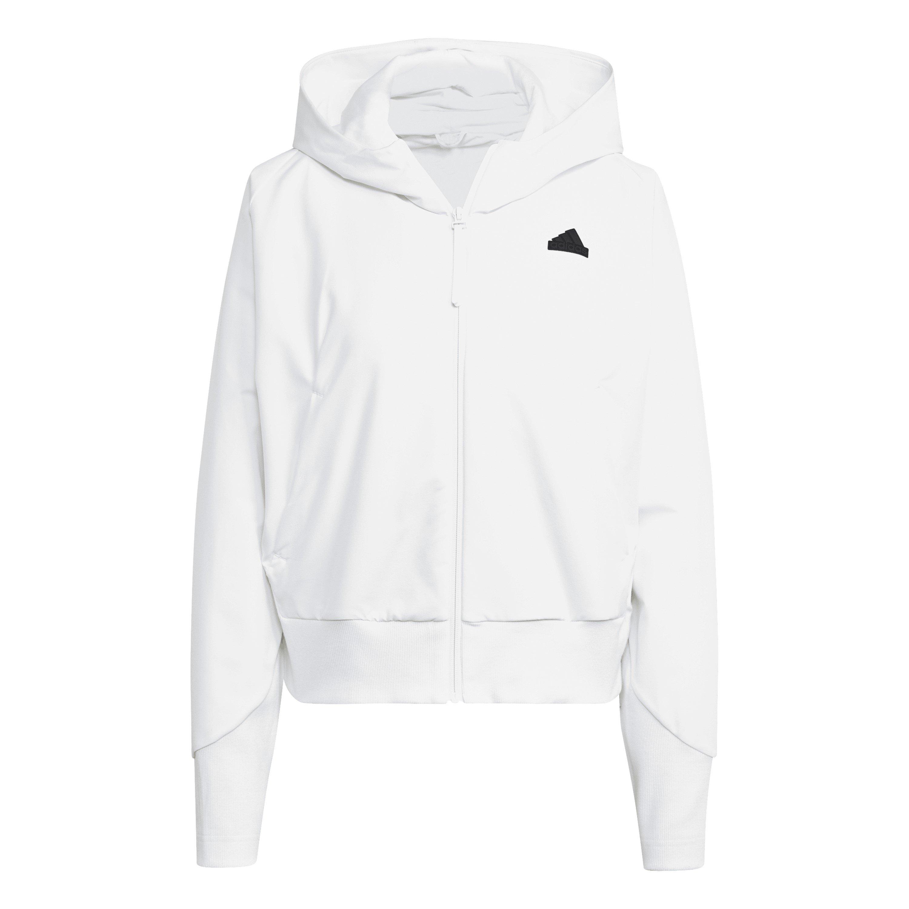 Weiß - adidas - Women's Z.N.E. Full-Zip Tracksuit Top - 1