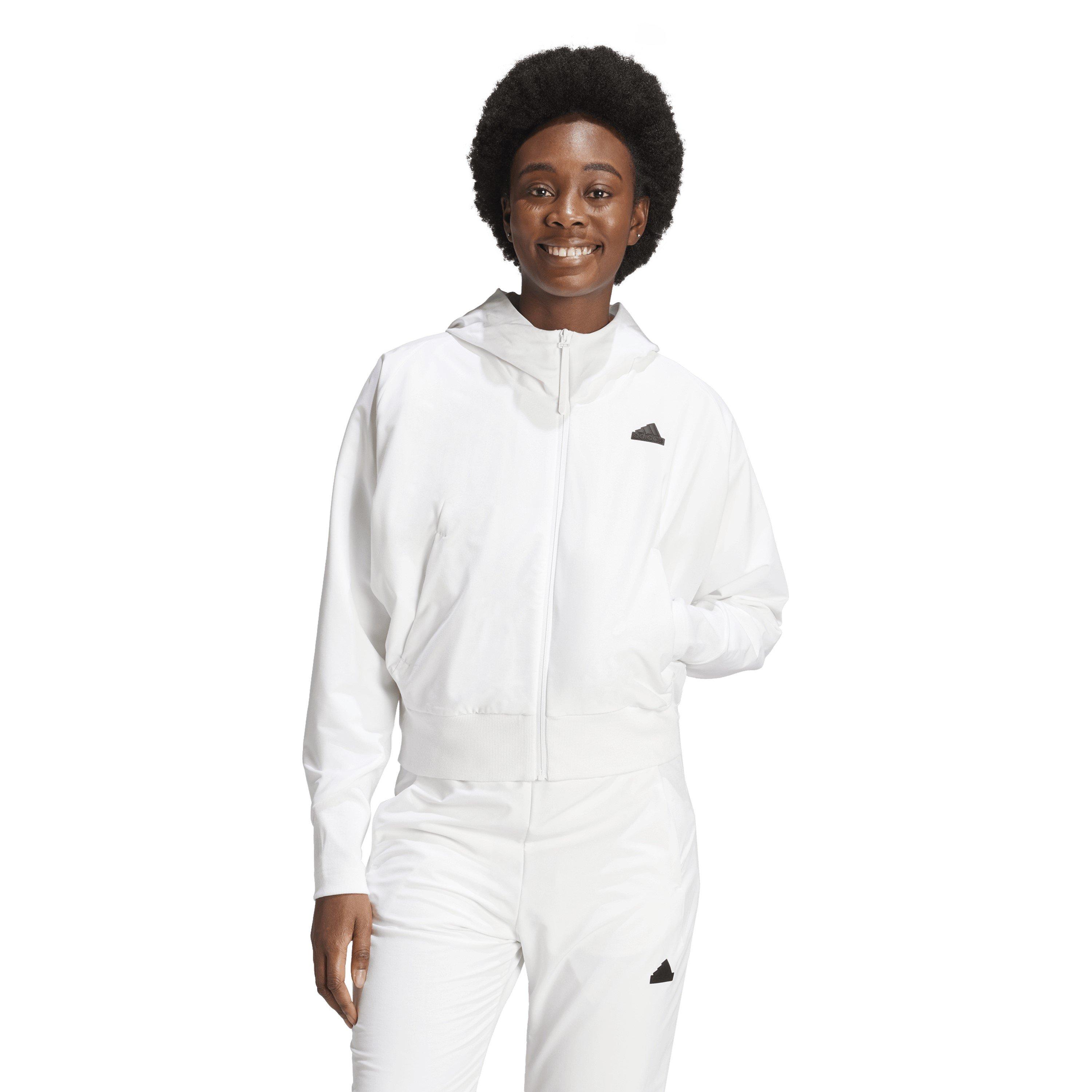 Weiß - adidas - Women's Z.N.E. Full-Zip Tracksuit Top - 3