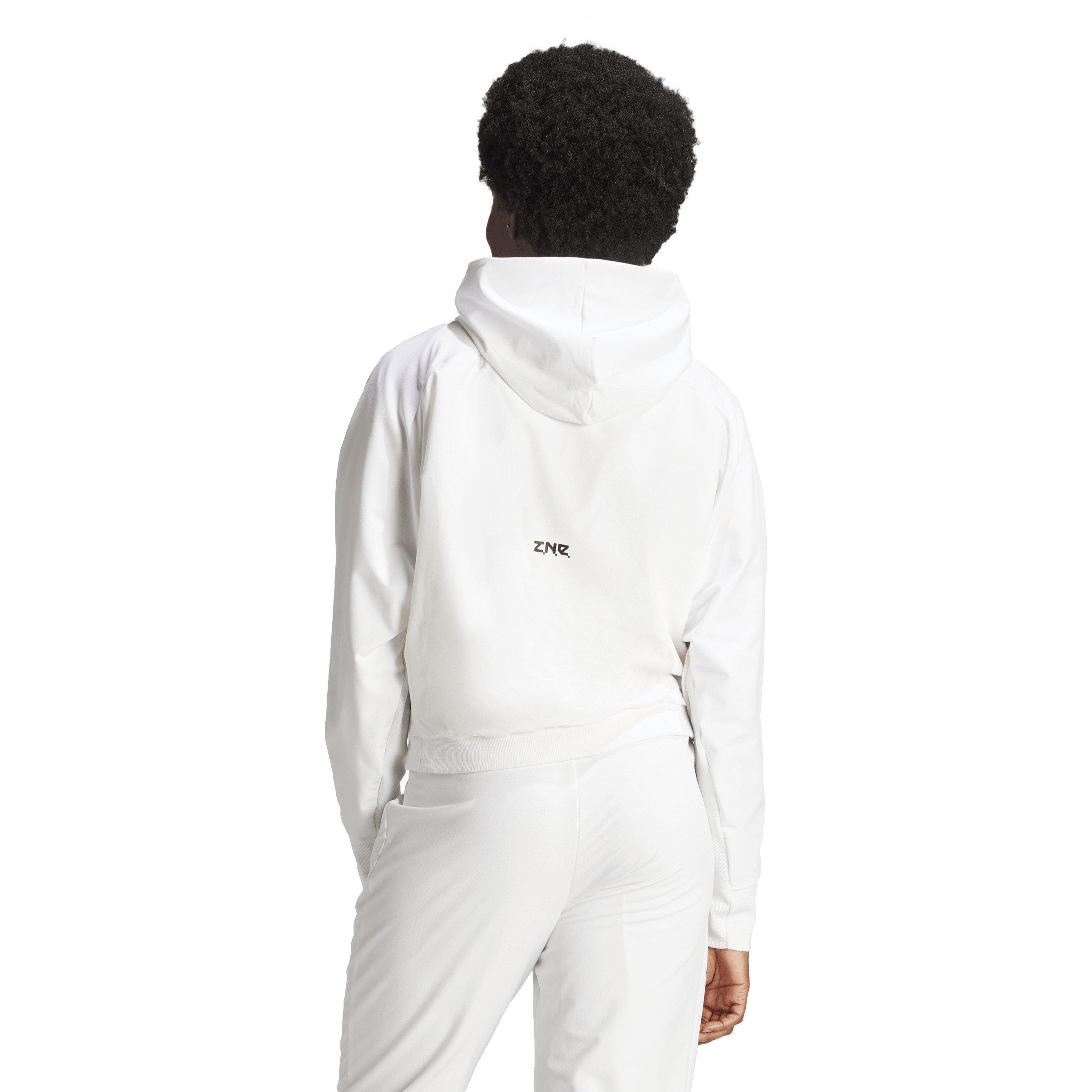 Weiß - adidas - Women's Z.N.E. Full-Zip Tracksuit Top - 4
