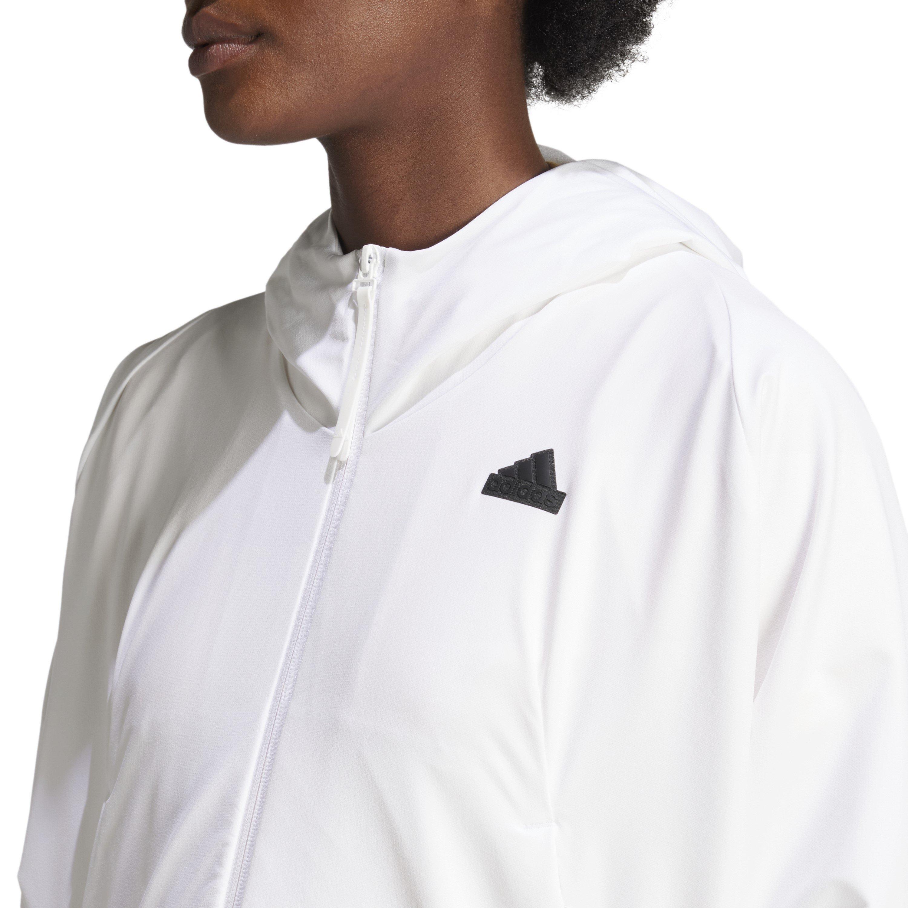 Weiß - adidas - Women's Z.N.E. Full-Zip Tracksuit Top - 6