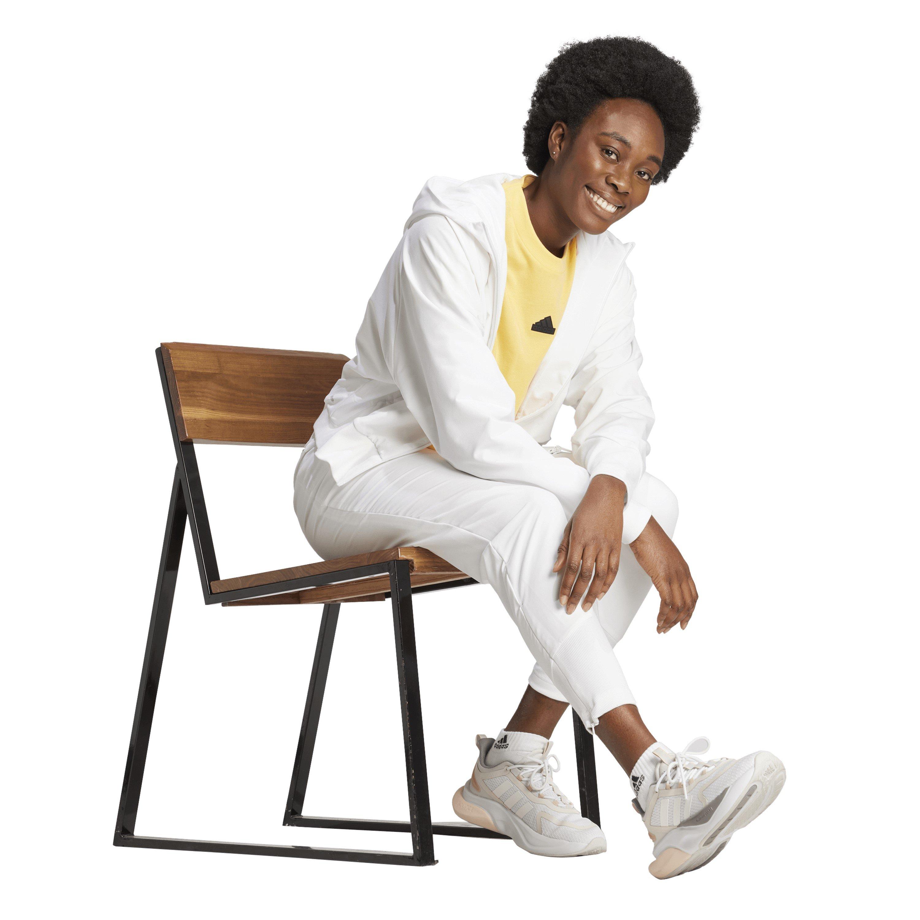 Weiß - adidas - Women's Z.N.E. Full-Zip Tracksuit Top - 7