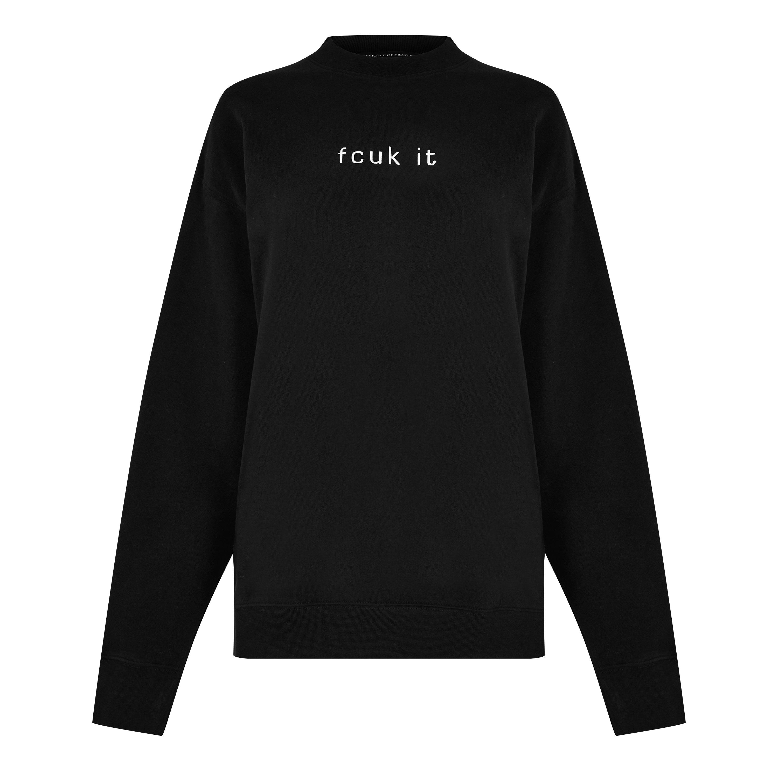 FCUK IT - FCUK - Women's Slogan Crew Sweatshirt - 5