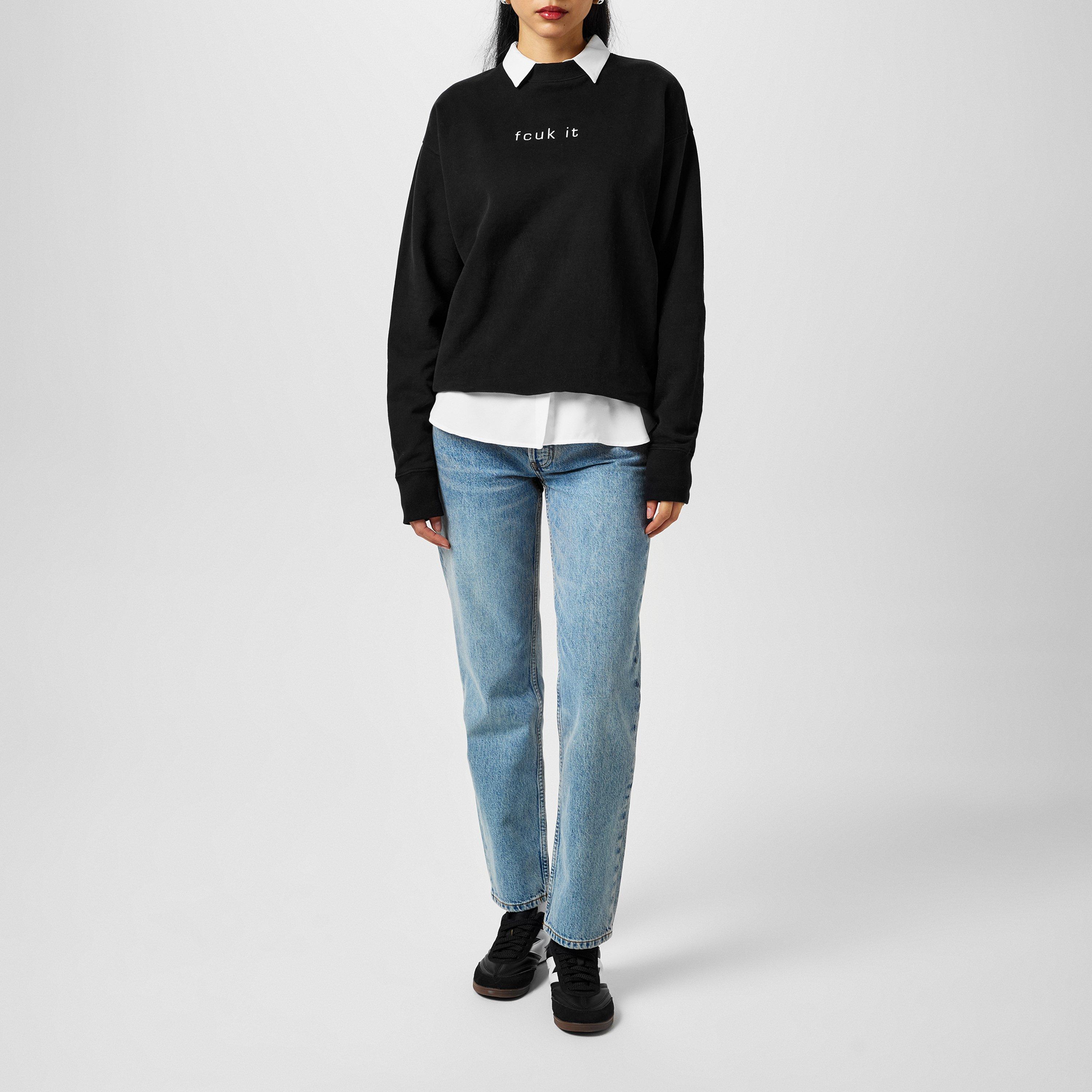 FCUK IT - FCUK - Women's Slogan Crew Sweatshirt - 4