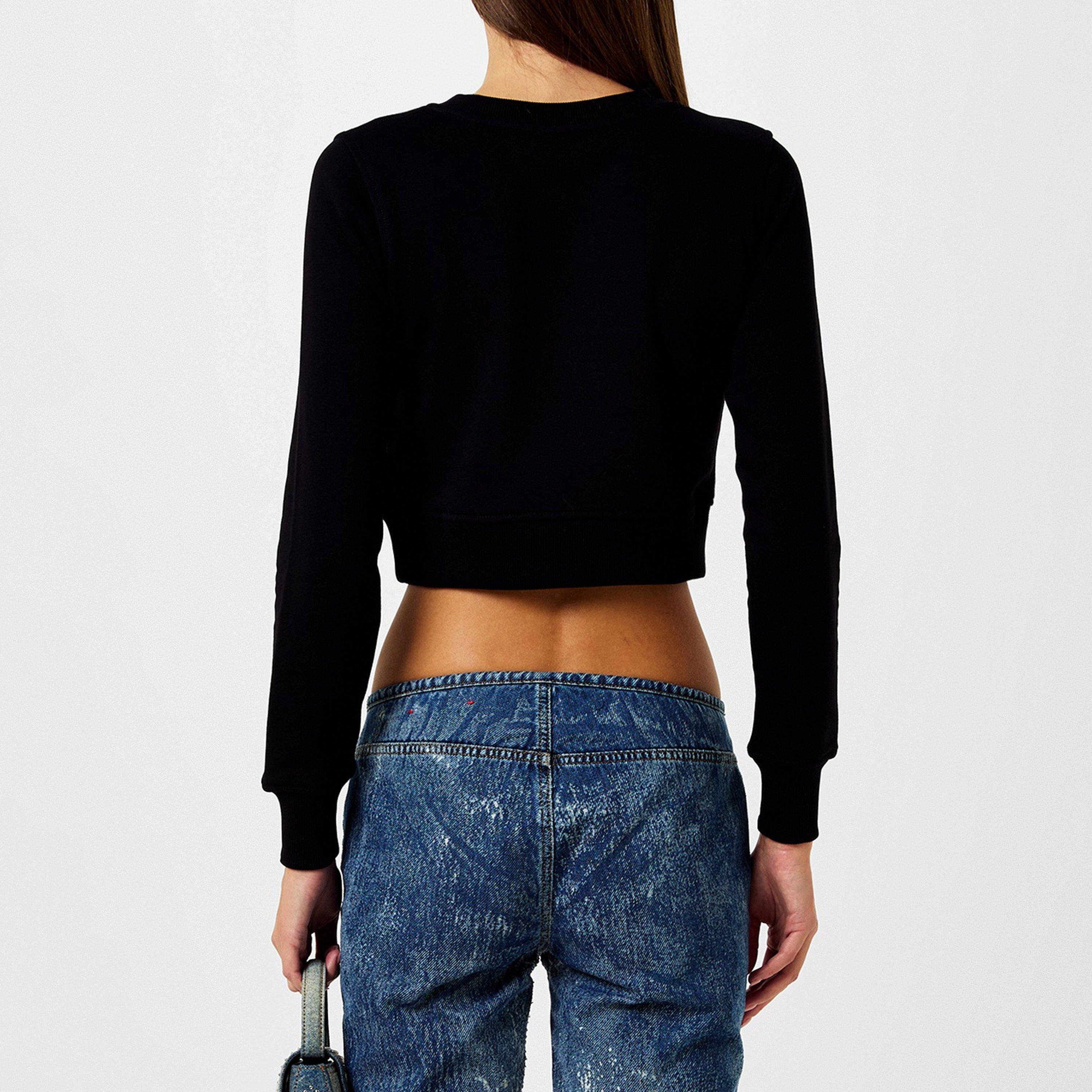 Black - Diesel - Women's Slimmy Crew Sweatshirt - 3