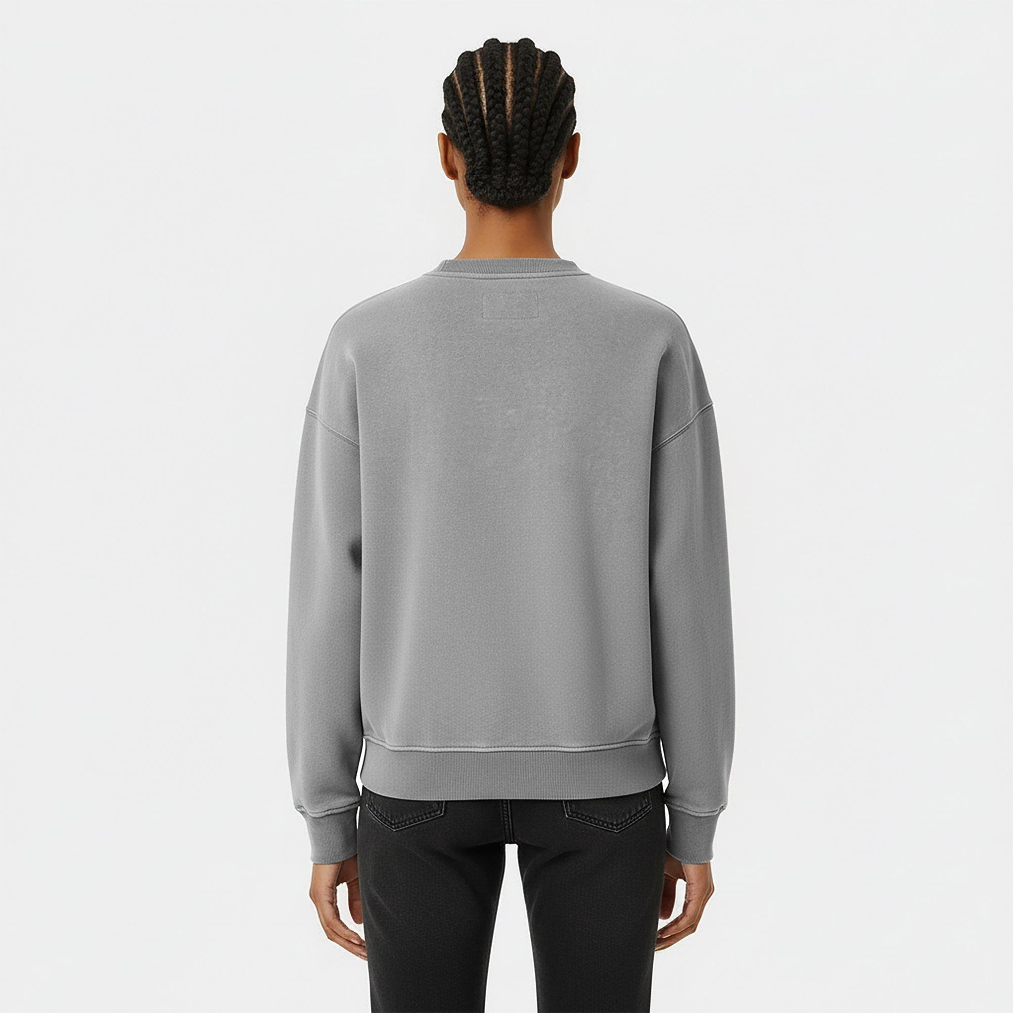 Grey Washed - Jack Wills - Women's JW Washed Crew Sweatshirt - 4