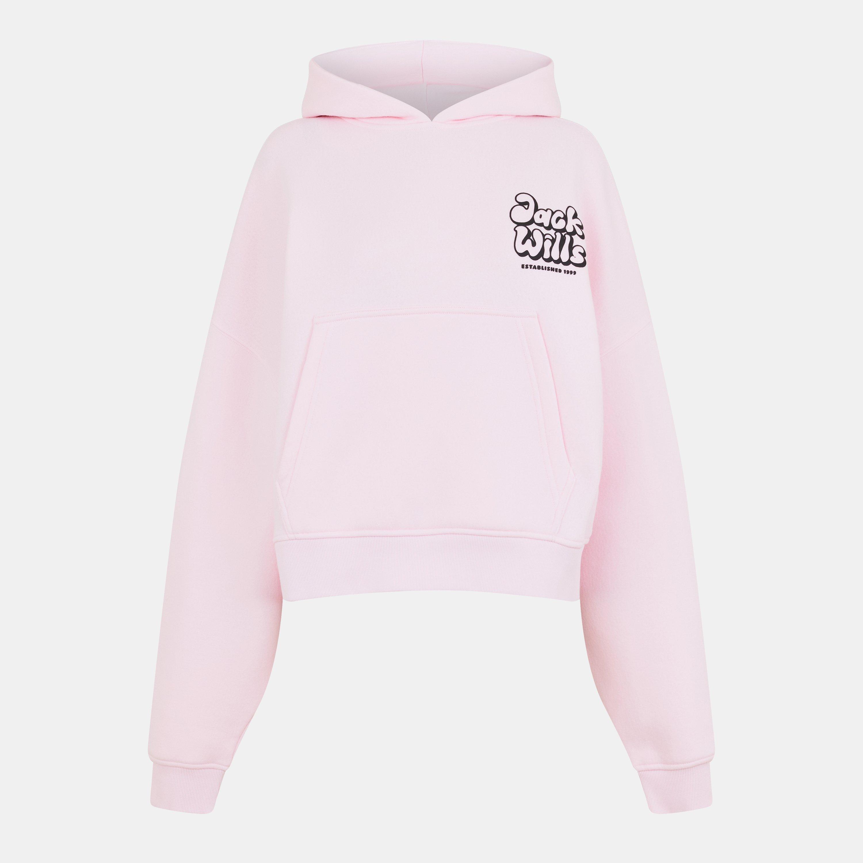 Jack Wills Women's Jw Bubble Hoodie - Pink - 8 (XS)