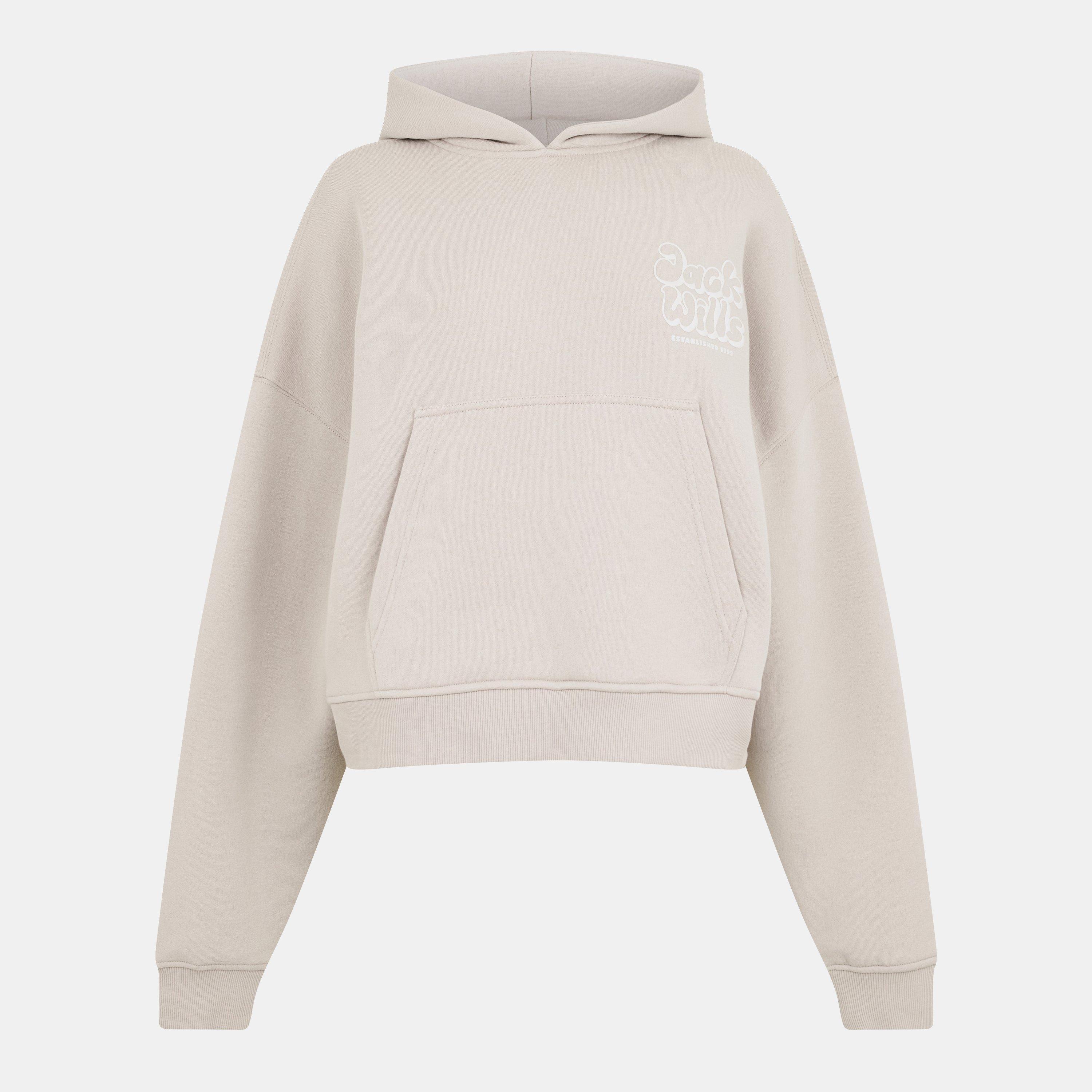 Jack Wills Women's Jw Bubble Hoodie - Cream - 8 (XS)
