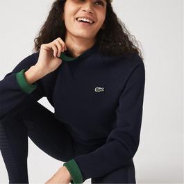 Lacoste Pique Crew Sweatshirt