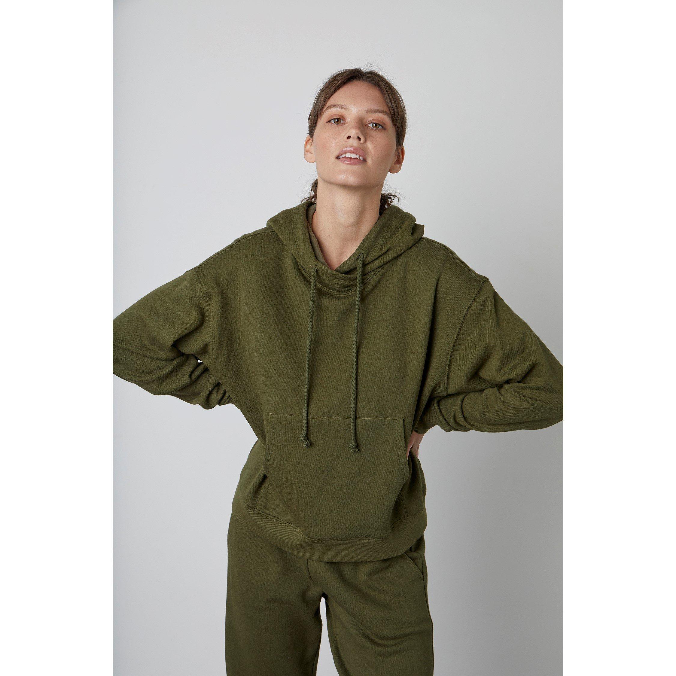 Velvet By Graham And Spencer Women's Crew Sweatshirt - Khaki - 8 (XS)