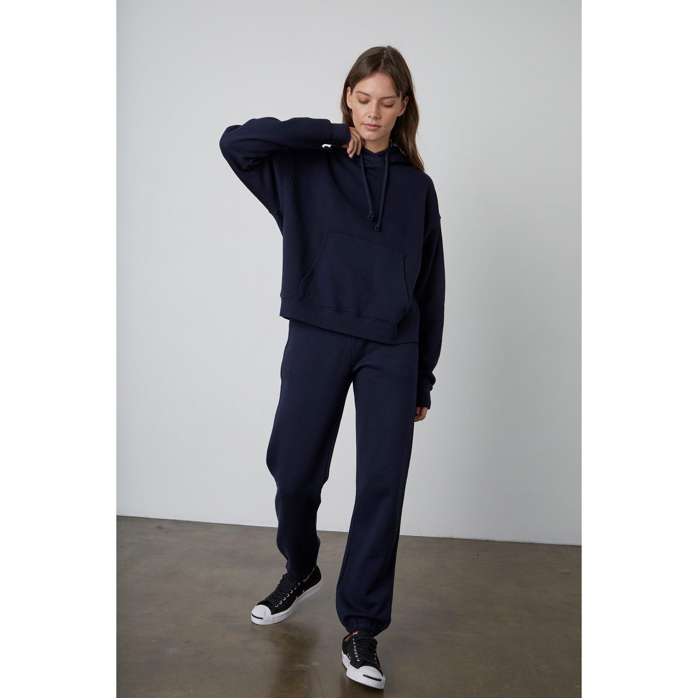 Navy - Velvet by Graham and Spencer - Women's Crew Sweatshirt - 2